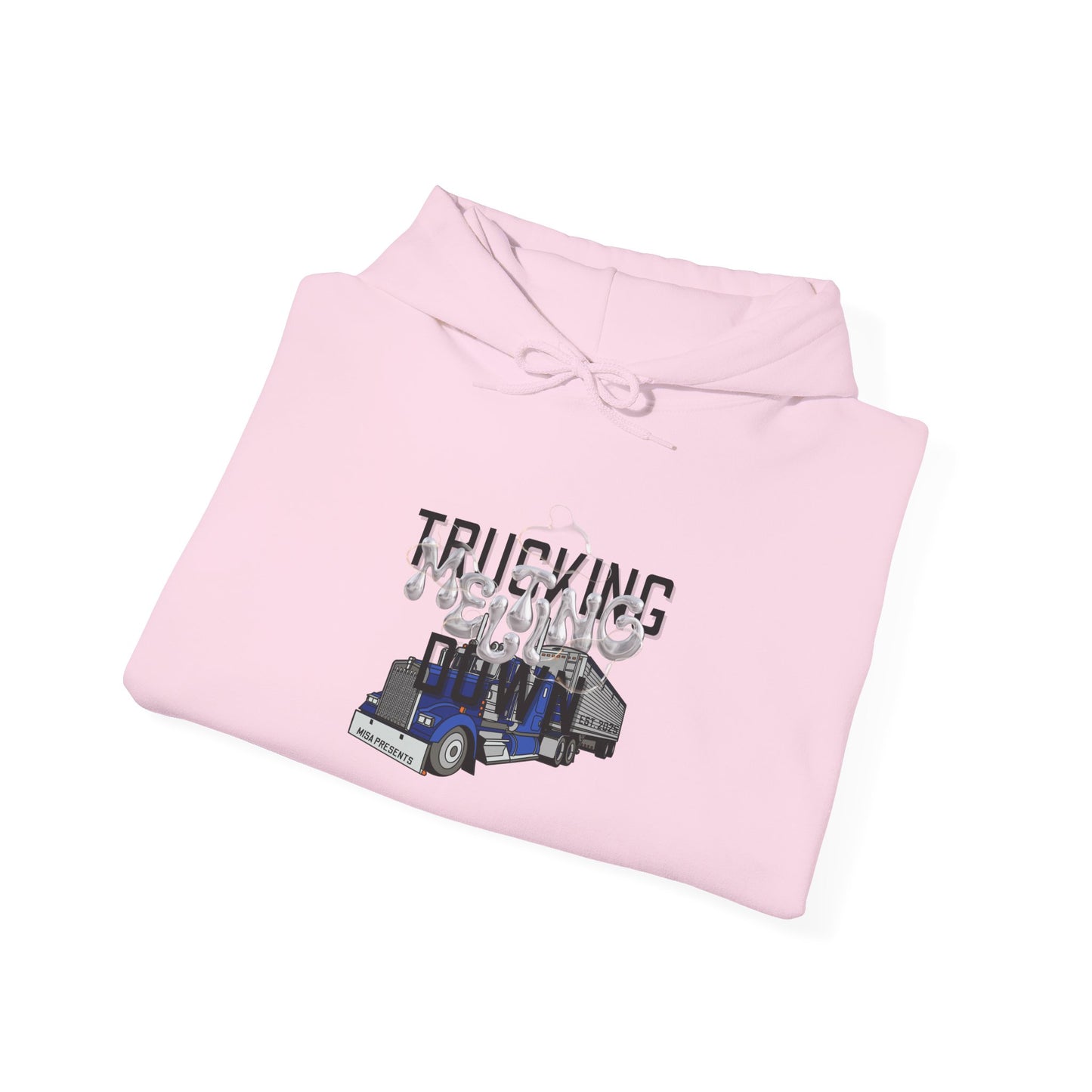 Melting Down Unisex Hoodie - Trucking Design