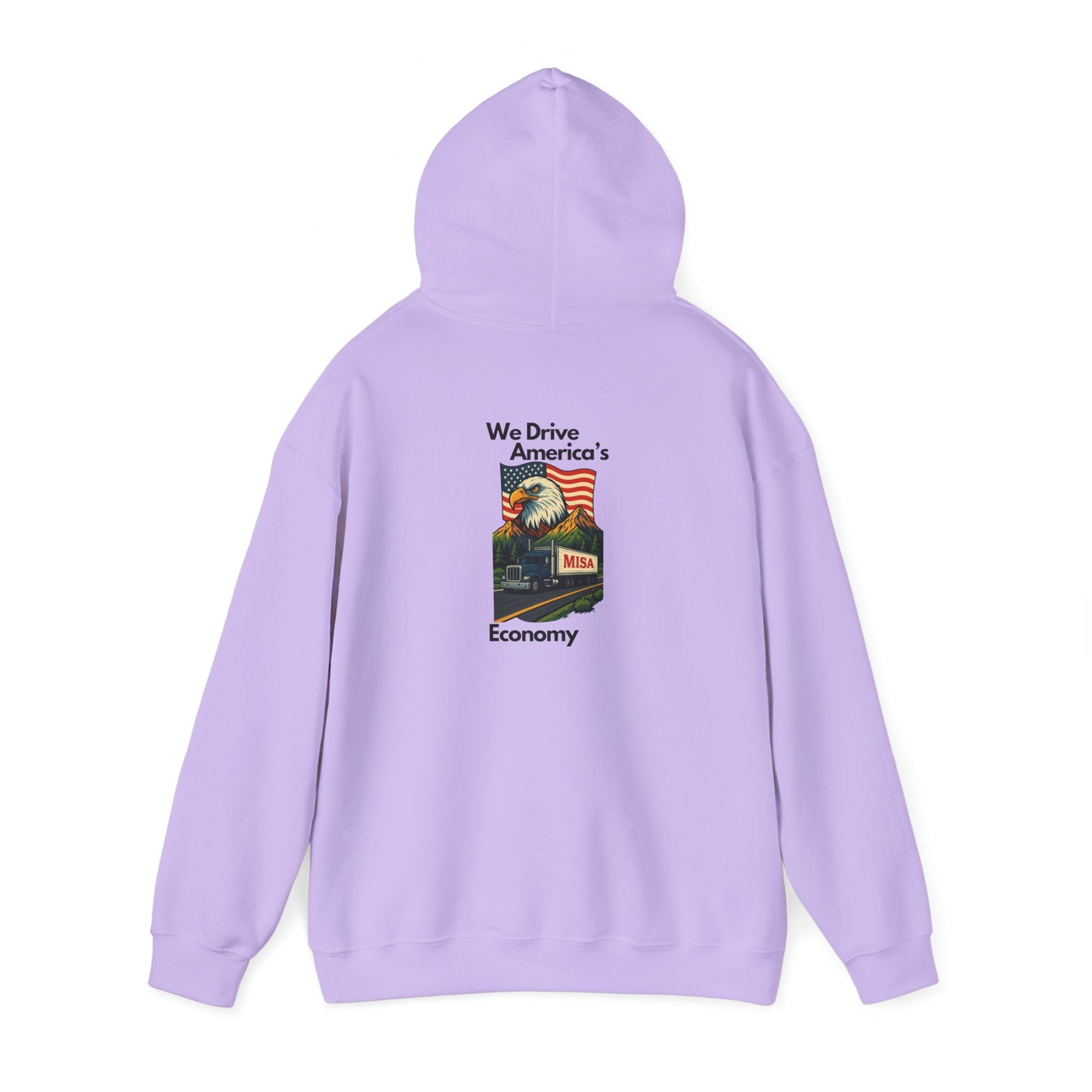 Unisex Heavy Blend™ Hooded Sweatshirt - 'Misa' Vintage Design for Comfort and Style We Drive