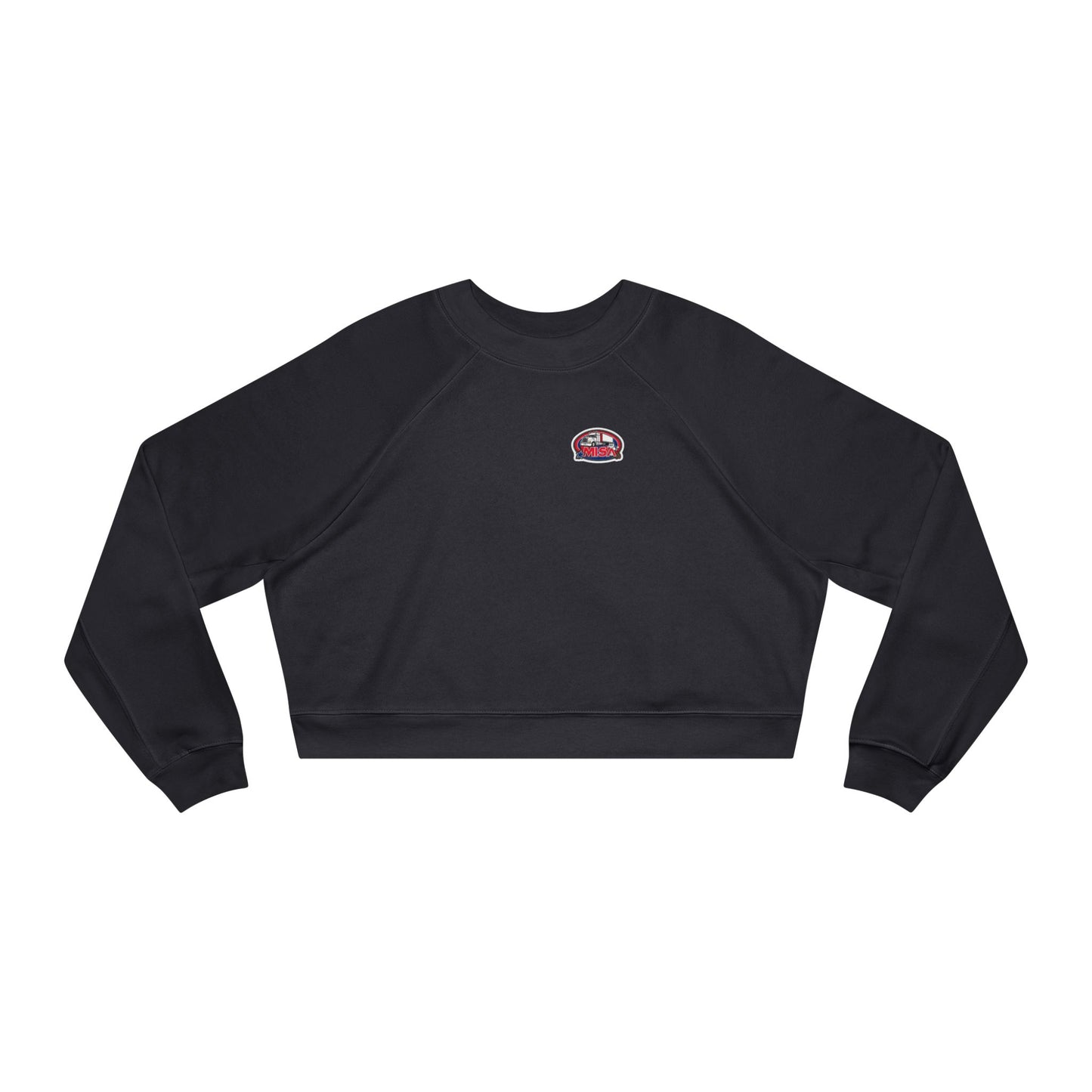 Cozy Women's Cropped Fleece Pullover with Fun Graphic Design | Sir