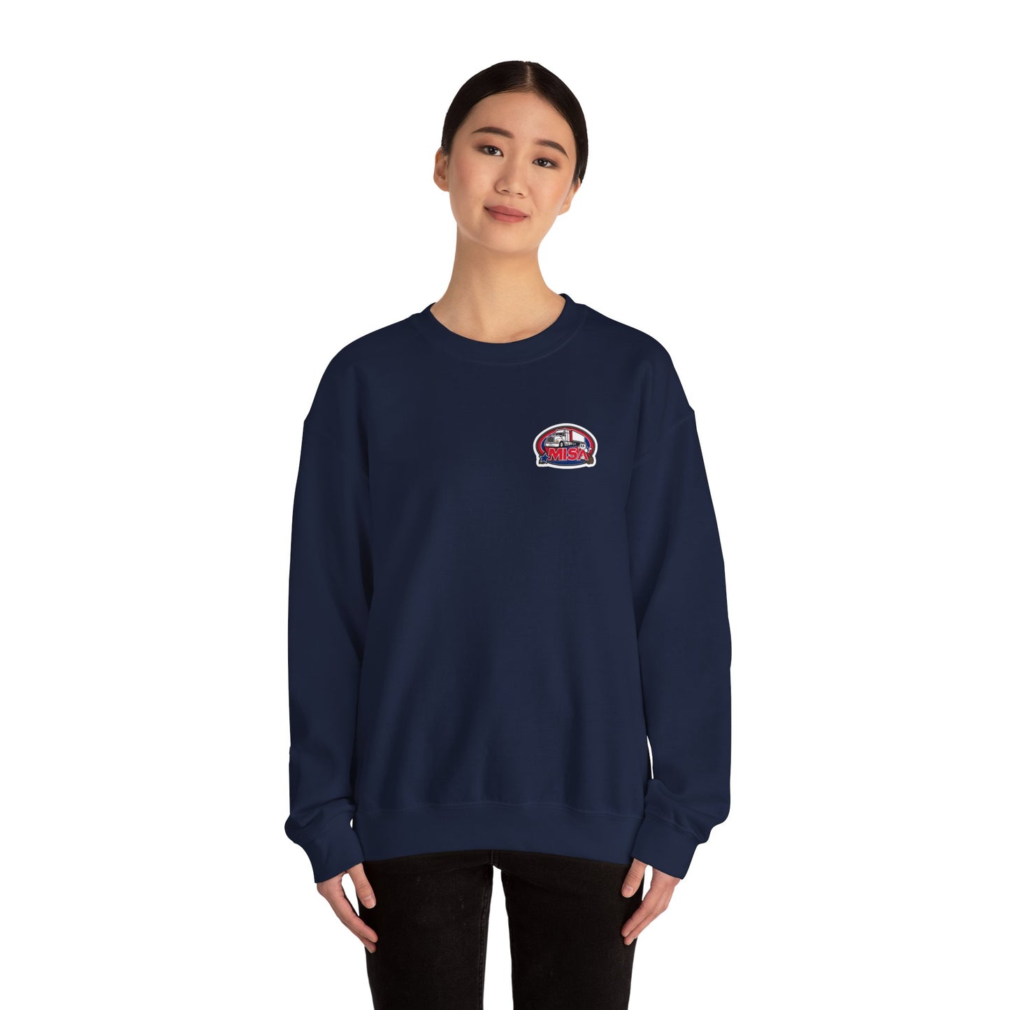 Patriotic Eagle Sweatshirt - Unisex Heavy Blend Crewneck We Drive America's Economy We Drive