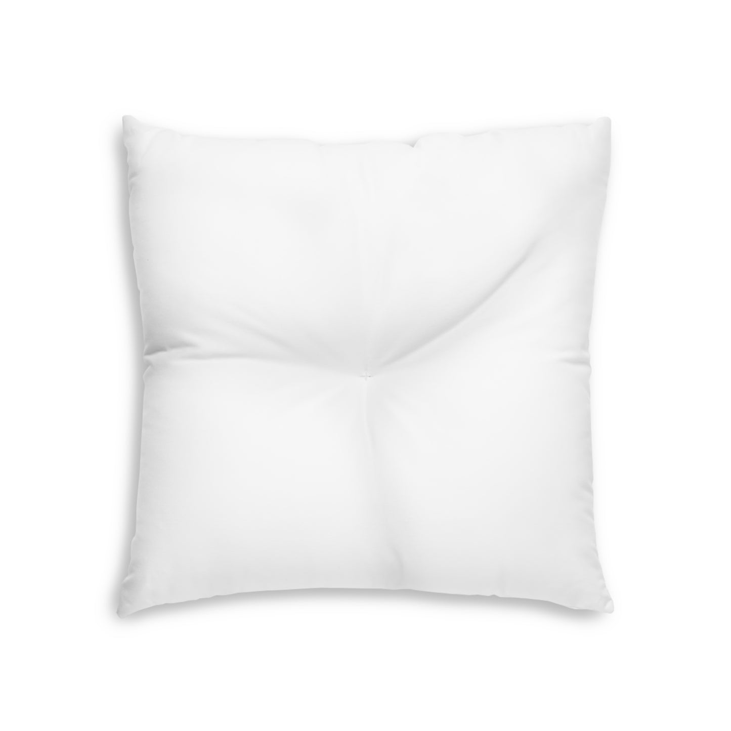 Trucking Quote Tufted Floor Pillow - Perfect for Truck Drivers & Road Trips