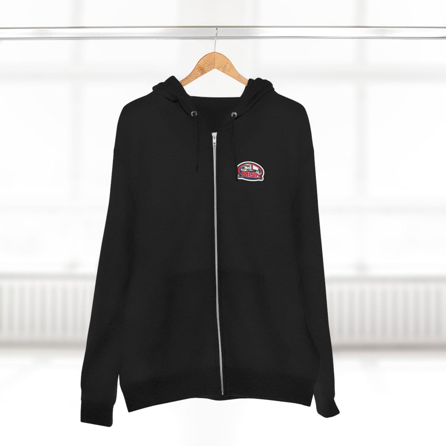 Funny Unisex Zip Hoodie - 'Sir, You Can't Park Here' Graphic Sweatshirt