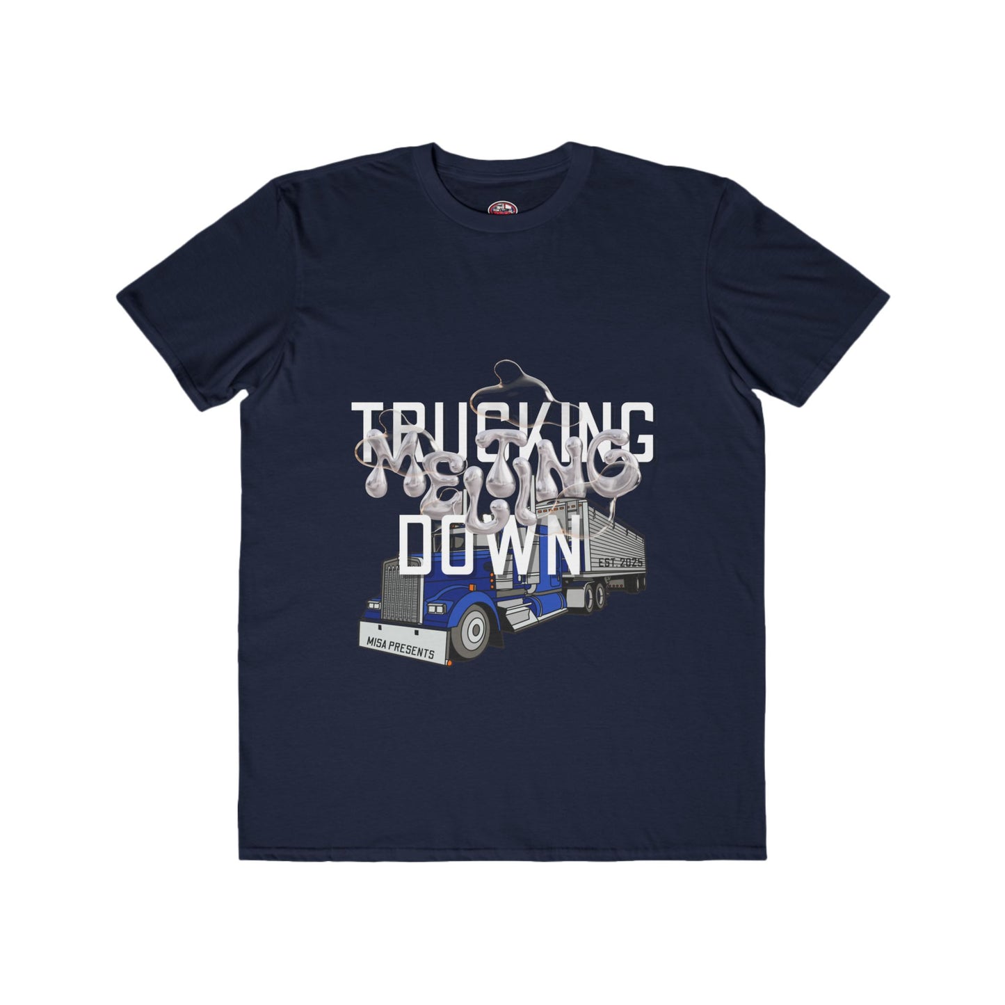 Men's Fashion Tee - Trucking Melt Down Stylish Tshirt for Truckers and Freight Professionals