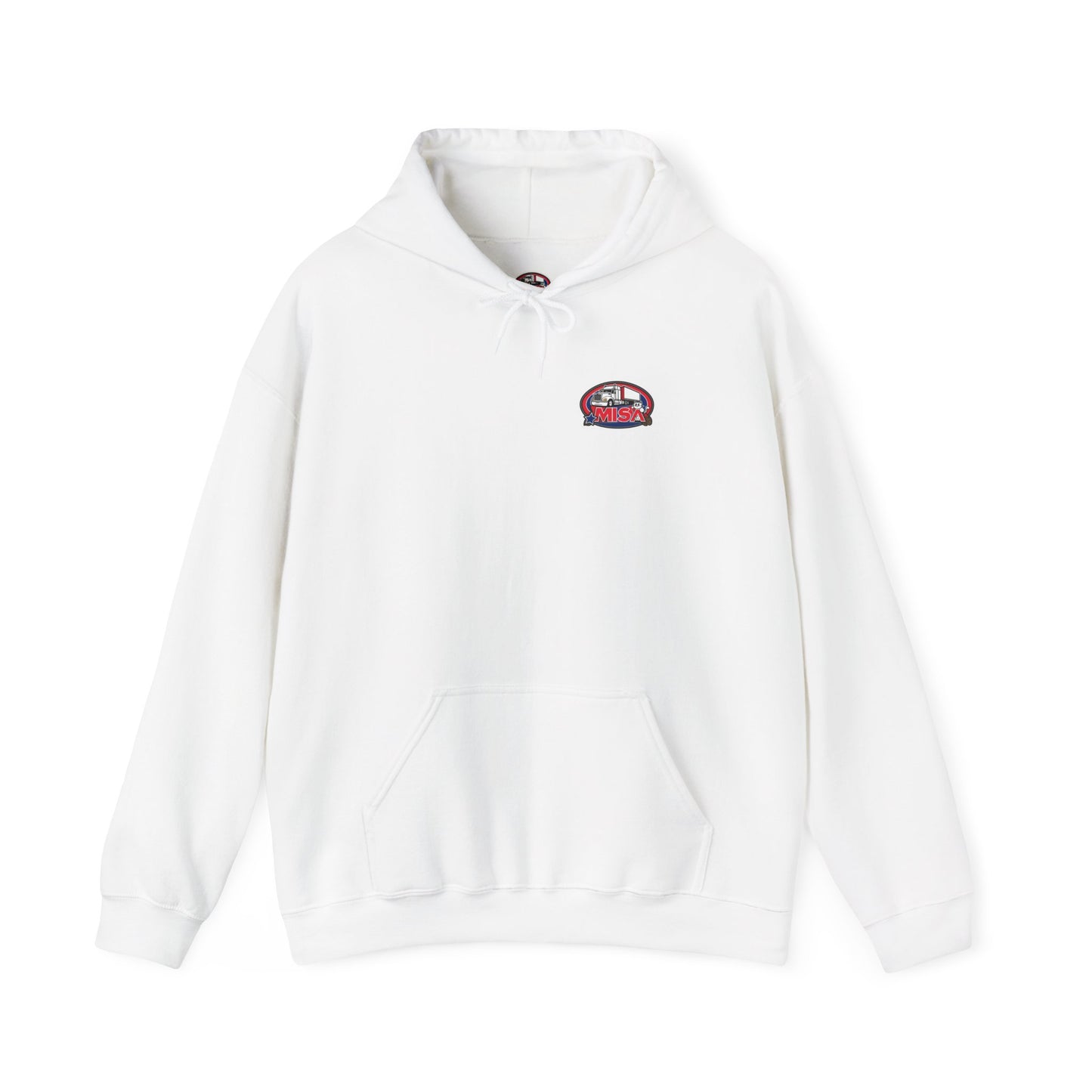 Unisex Heavy Blend™ Hooded Sweatshirt - 'Misa' Vintage Design for Comfort and Style We Drive