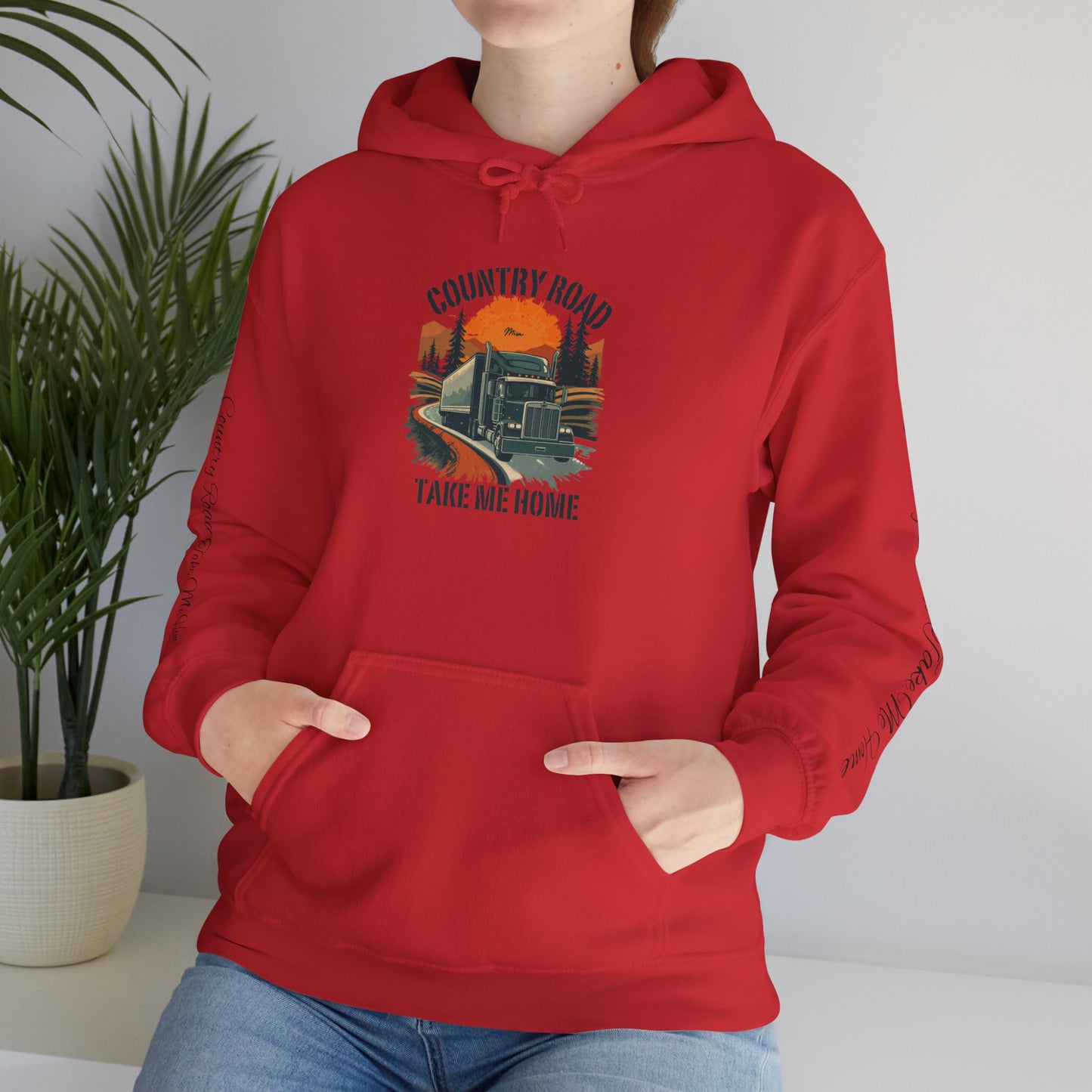 Country Road Hoodie - 'Take Me Home' Vintage Truck Graphic