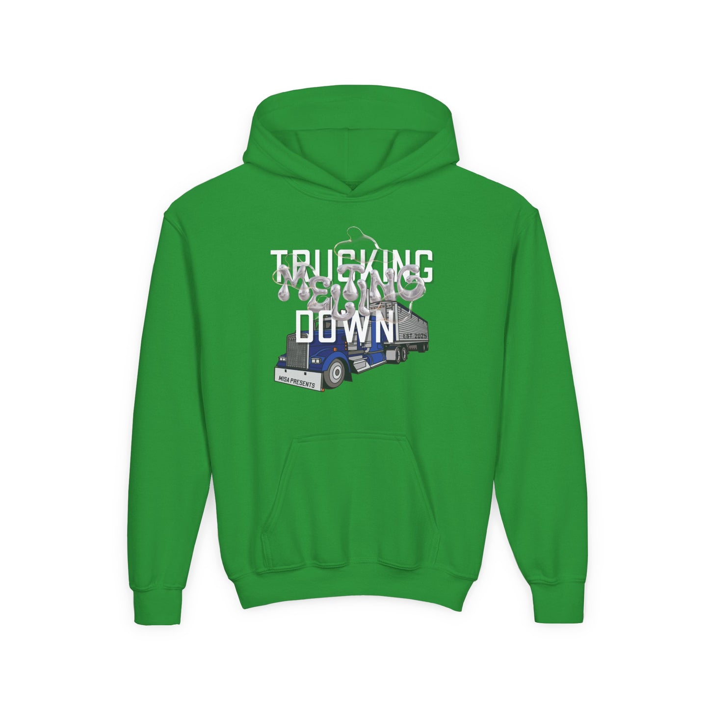 Youth Trucking Hoodie - For Kids of Freight Professionals and Truck Drivers
