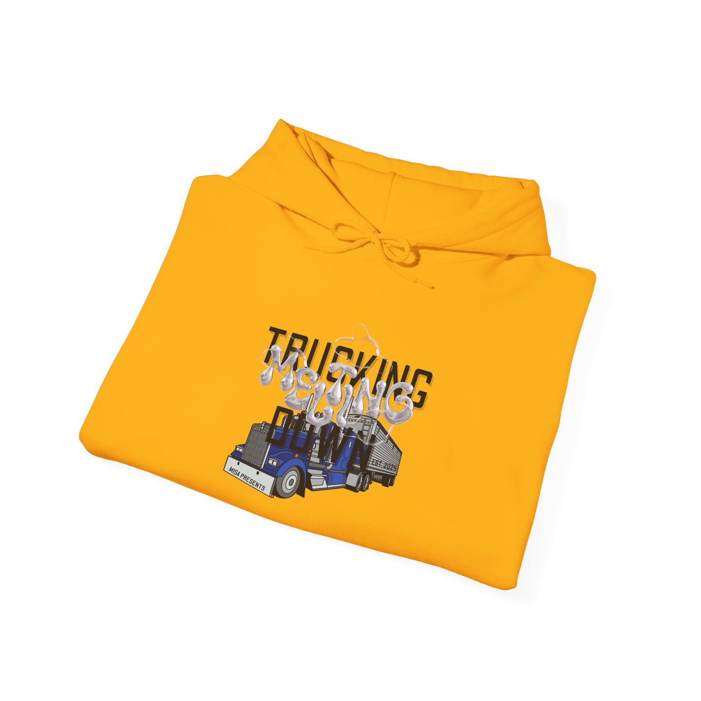 Melting Down Unisex Hoodie - Trucking Design
