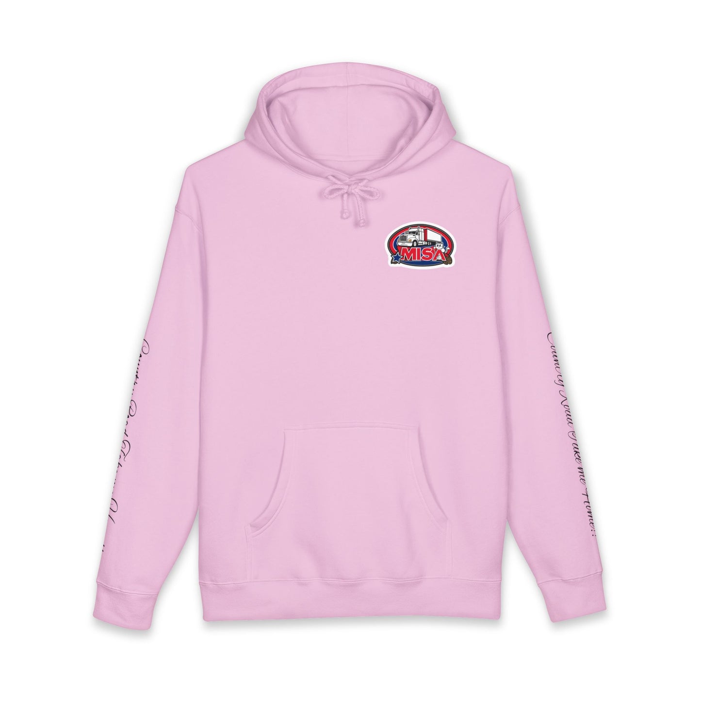 Hoodie — "Country Road Take Me Home" Trucking Graphic Hooded Sweatshirt