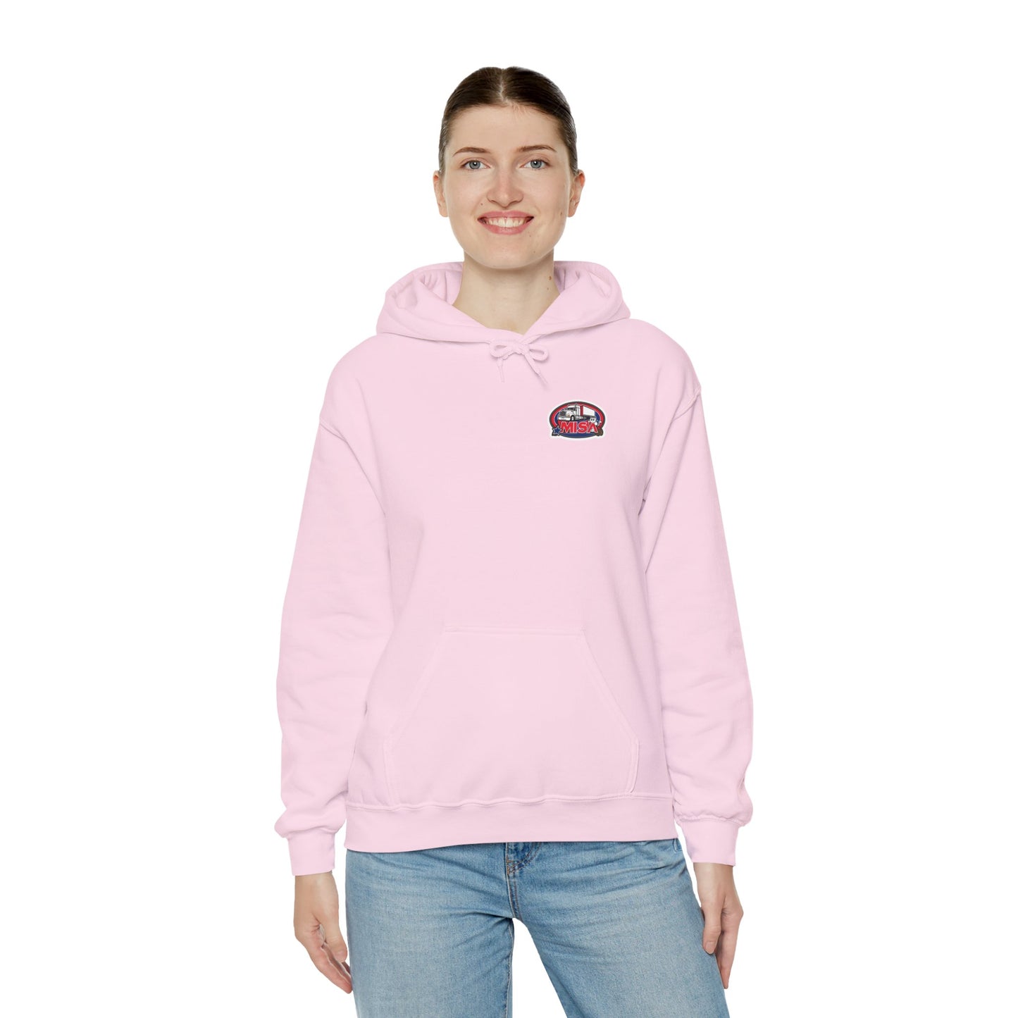 Unisex Heavy Blend™ Hooded Sweatshirt - 'Misa' Vintage Design for Comfort and Style We Drive