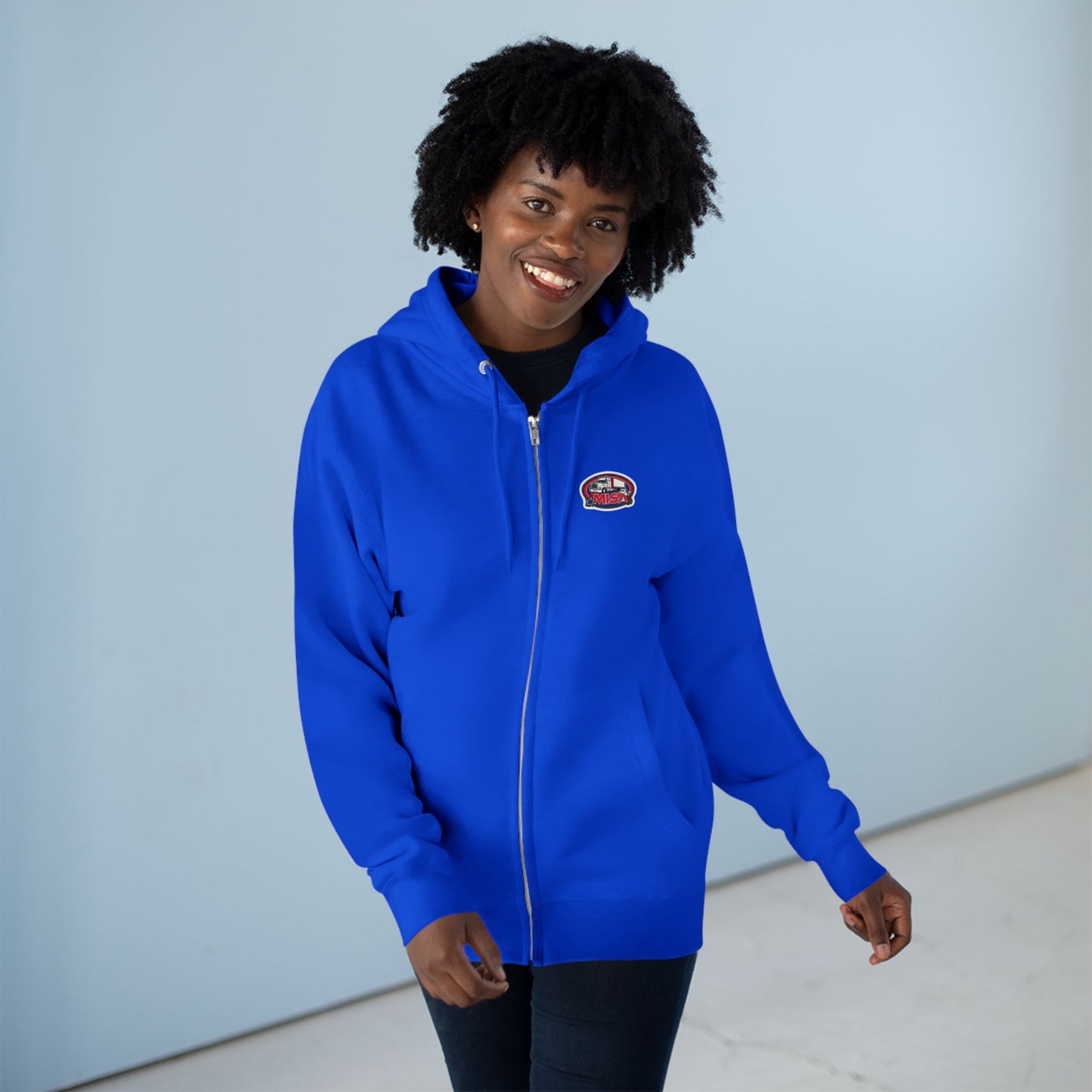 Funny Unisex Zip Hoodie - 'Sir, You Can't Park Here' Graphic Sweatshirt