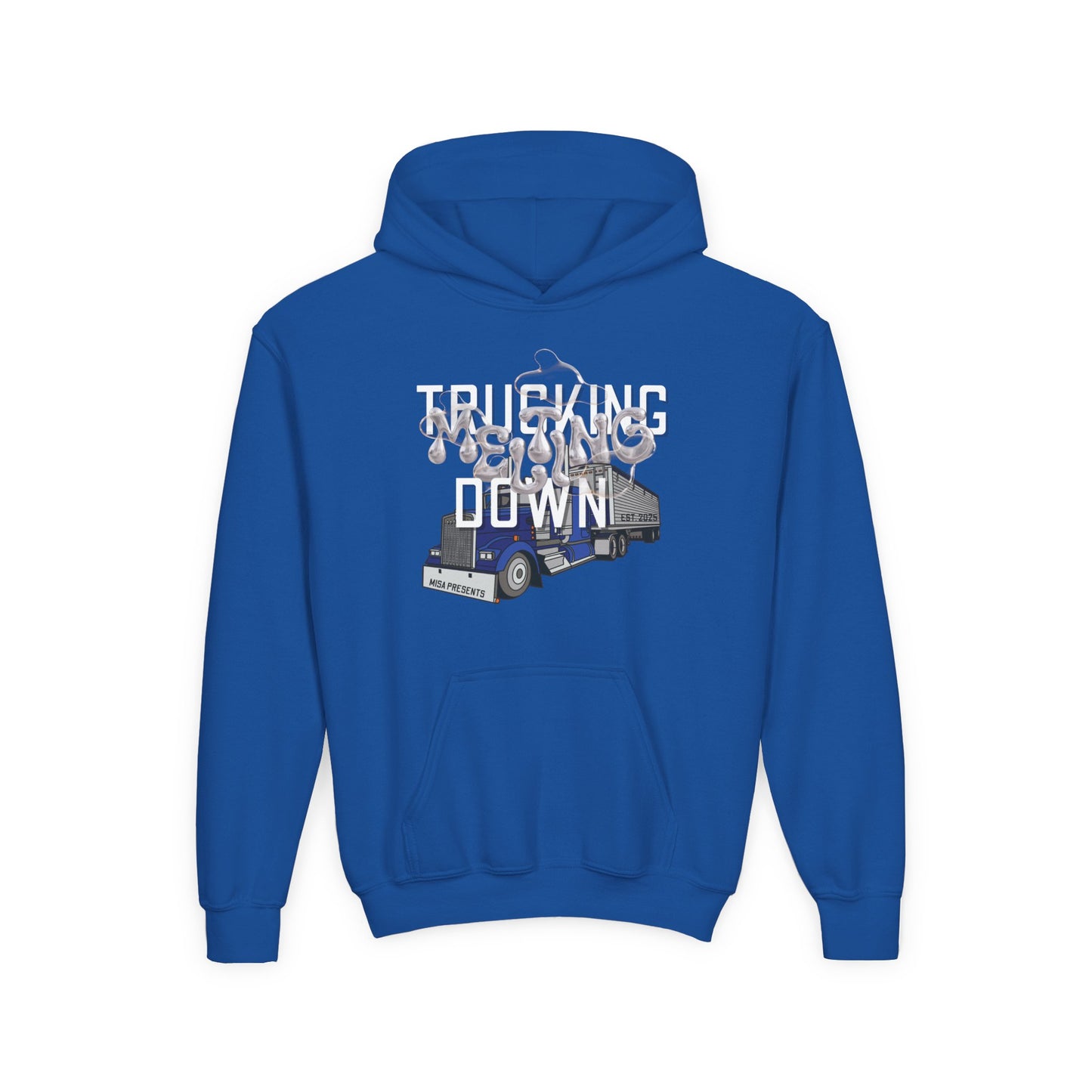 Youth Trucking Hoodie - For Kids of Freight Professionals and Truck Drivers