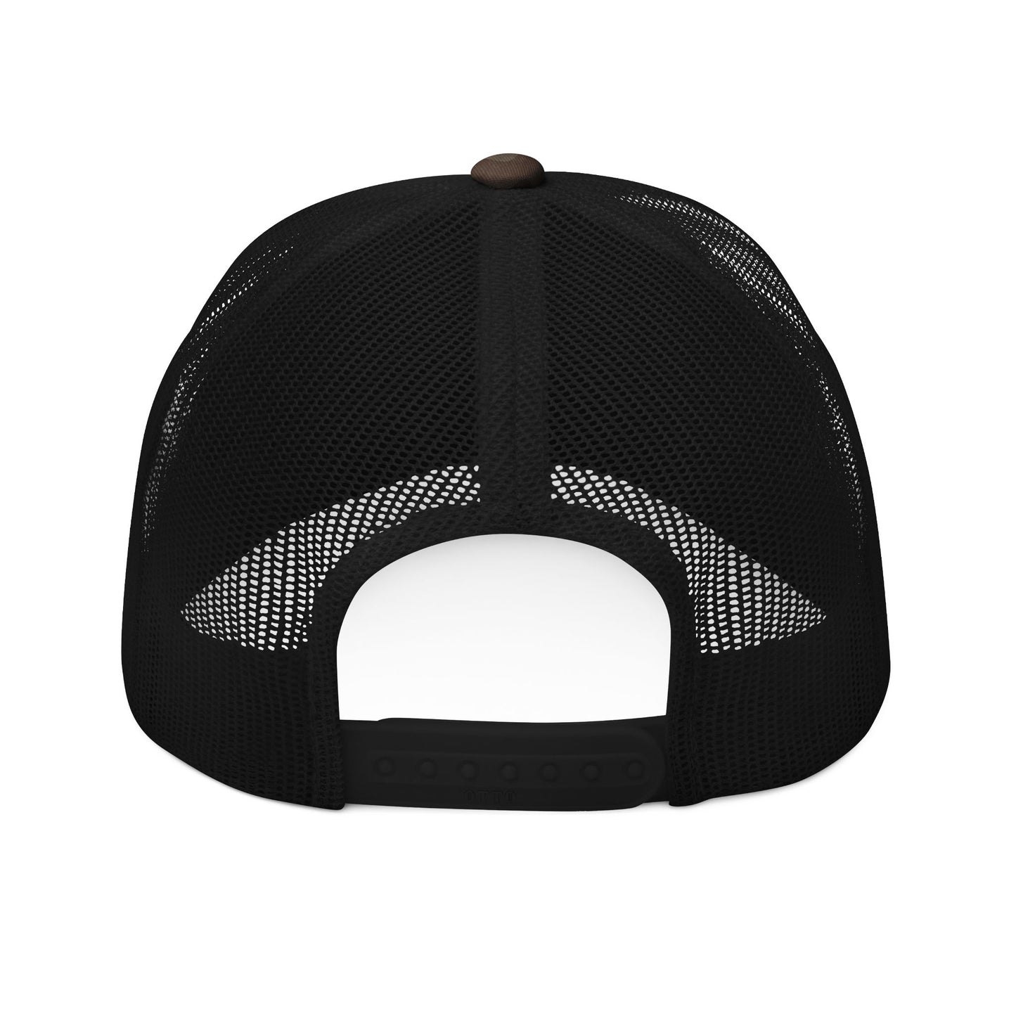 Camo Trucker Hat — "Make Trucking Great Again" Embroidered Mesh Cap