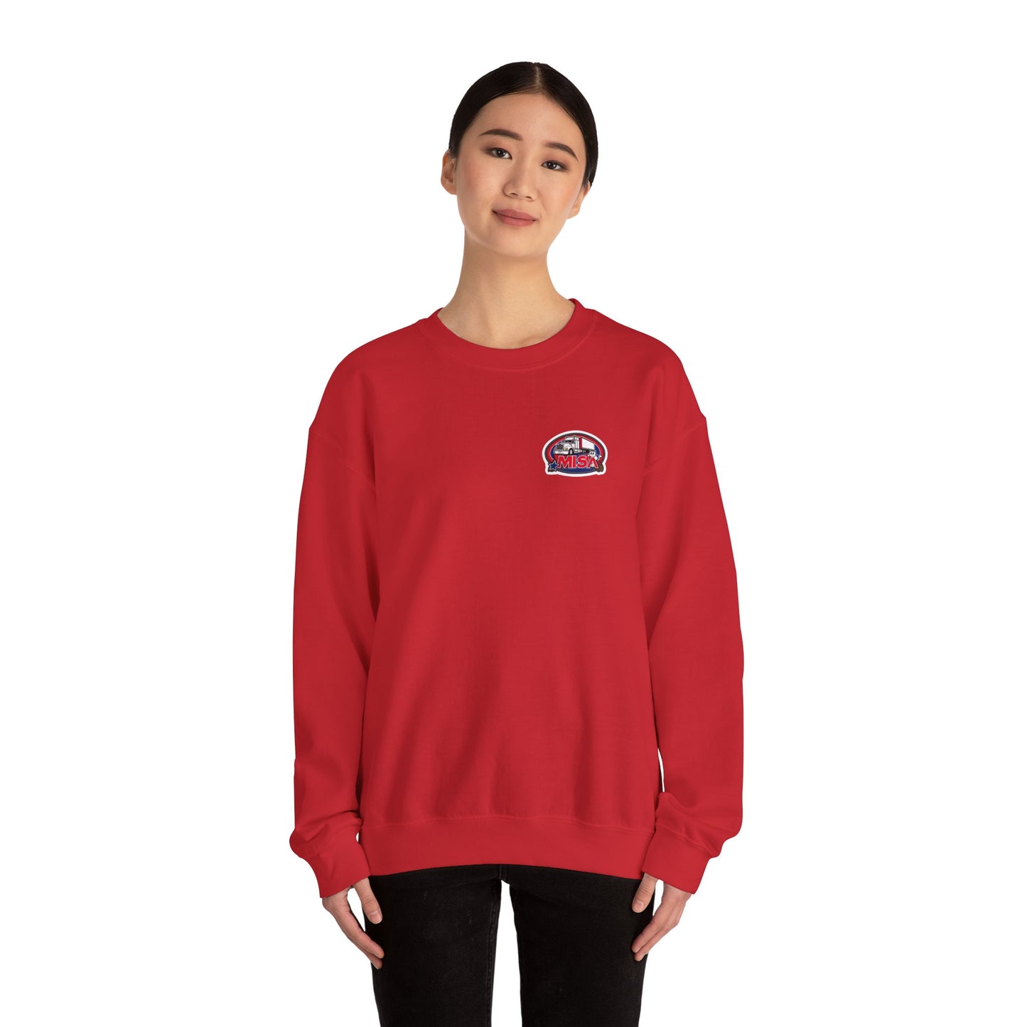 Patriotic Unisex Crewneck Sweatshirt - 'We Drive America's Economy' Design