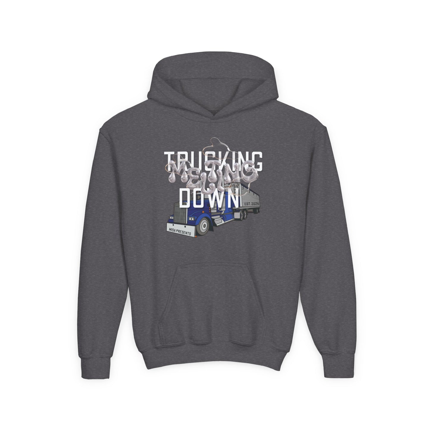 Youth Trucking Hoodie - For Kids of Freight Professionals and Truck Drivers