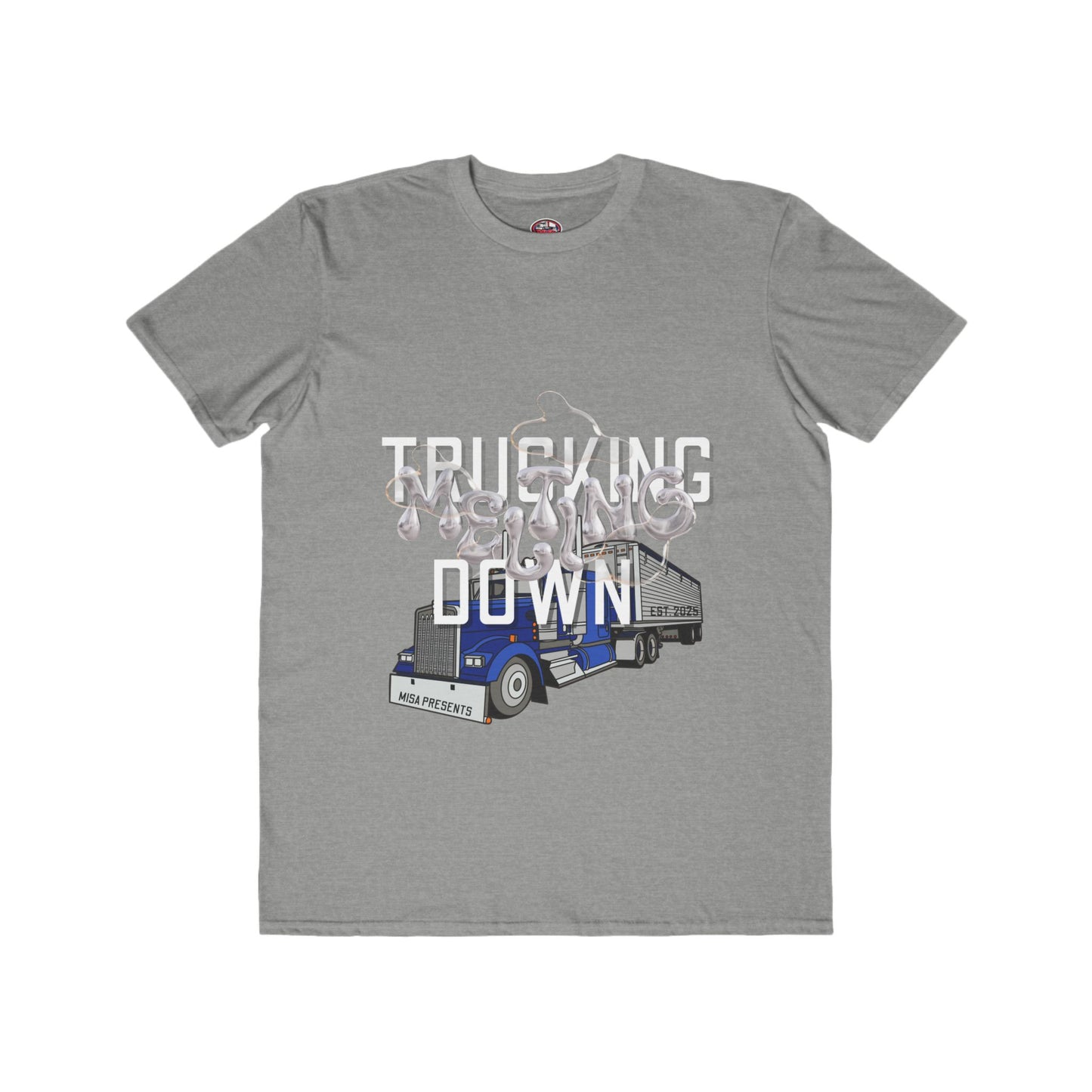 Men's Fashion Tee - Trucking Melt Down Stylish Tshirt for Truckers and Freight Professionals