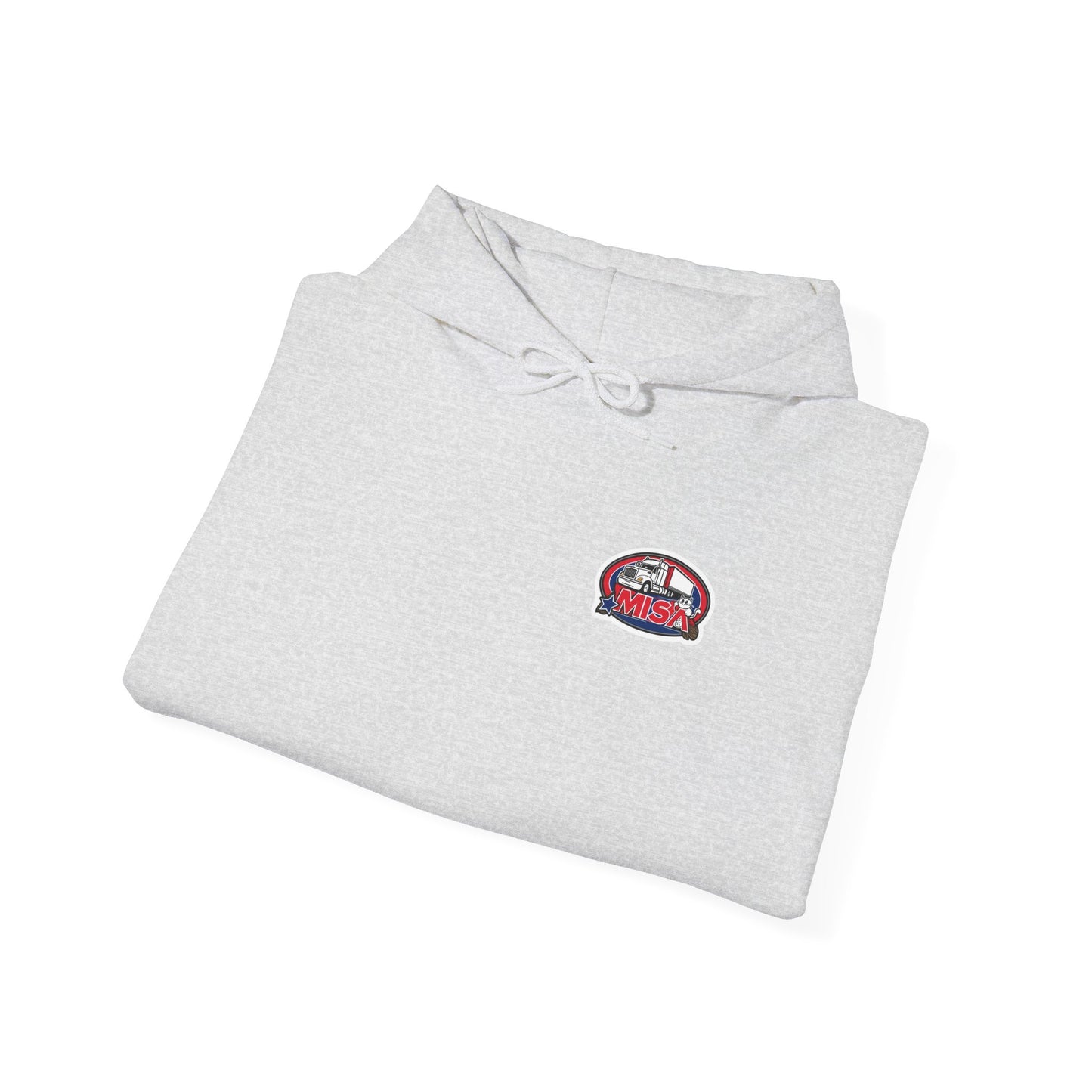 Unisex Heavy Blend™ Hooded Sweatshirt - 'Misa' Vintage Design for Comfort and Style We Drive