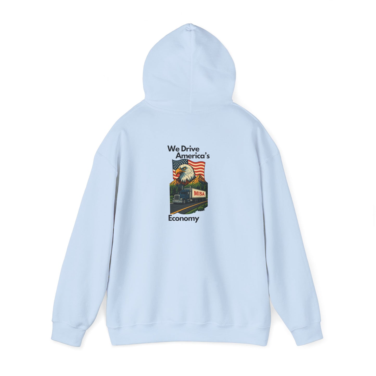 Unisex Heavy Blend™ Hooded Sweatshirt - 'Misa' Vintage Design for Comfort and Style We Drive