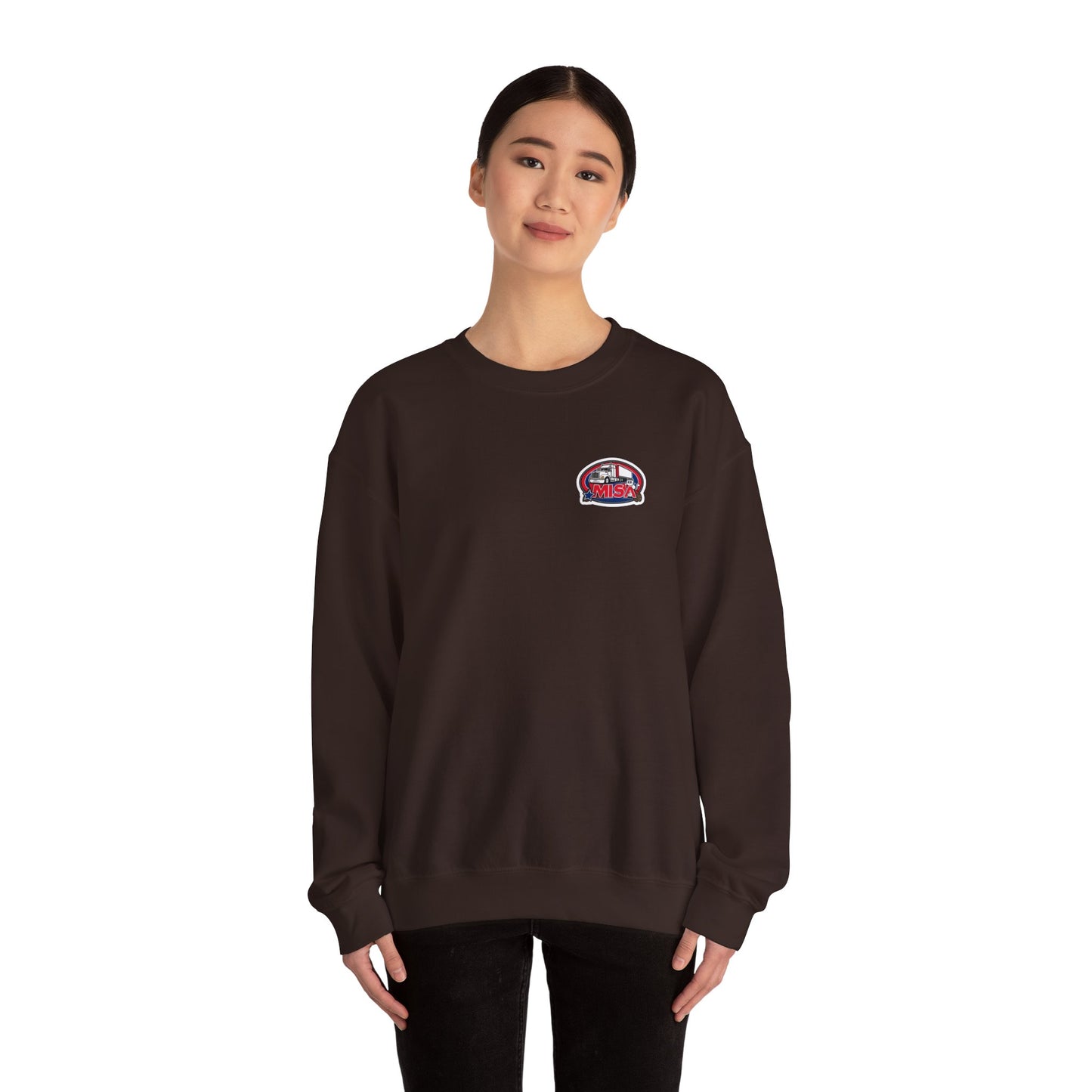 Patriotic Eagle Sweatshirt - Unisex Heavy Blend Crewneck We Drive America's Economy We Drive