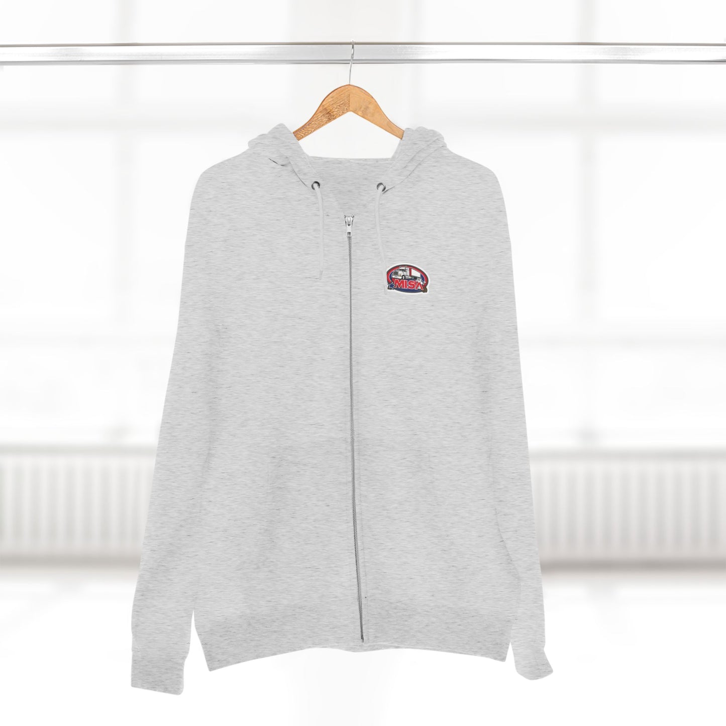Funny Unisex Zip Hoodie - 'Sir, You Can't Park Here' Graphic Sweatshirt