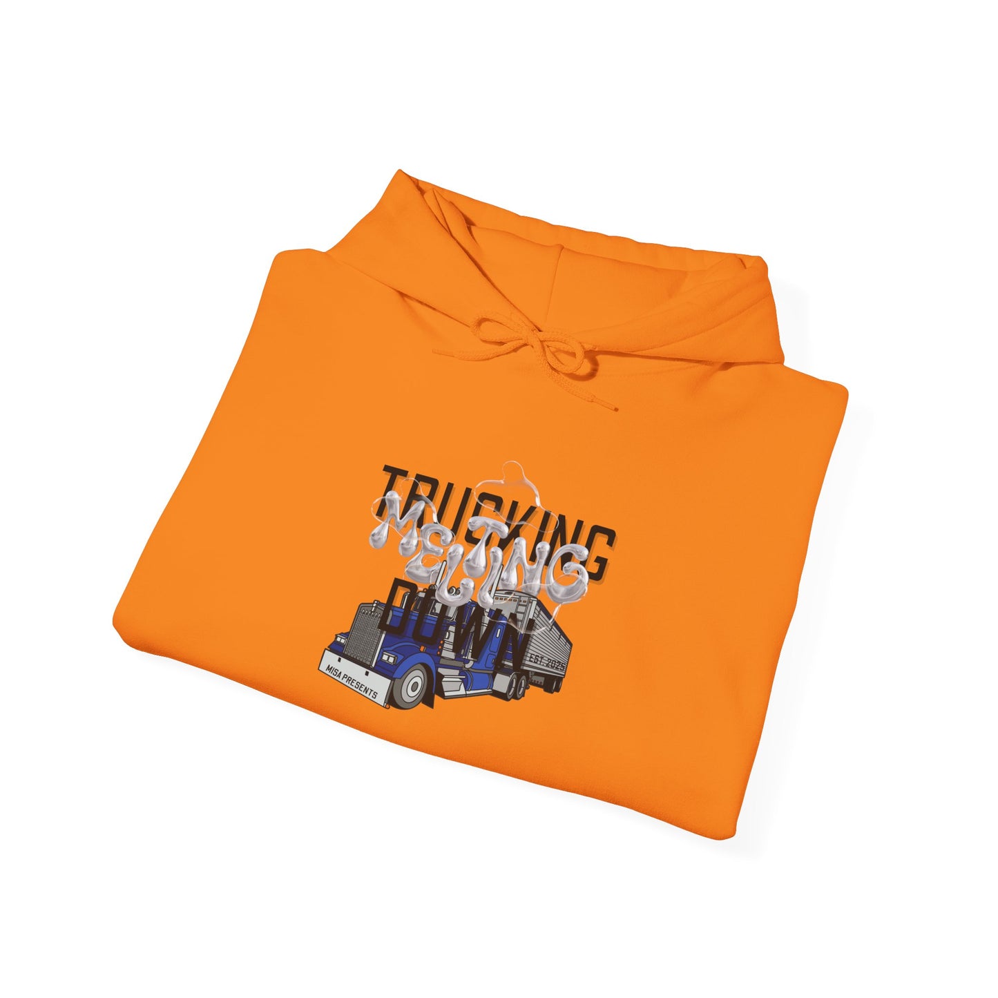 Melting Down Unisex Hoodie - Trucking Design