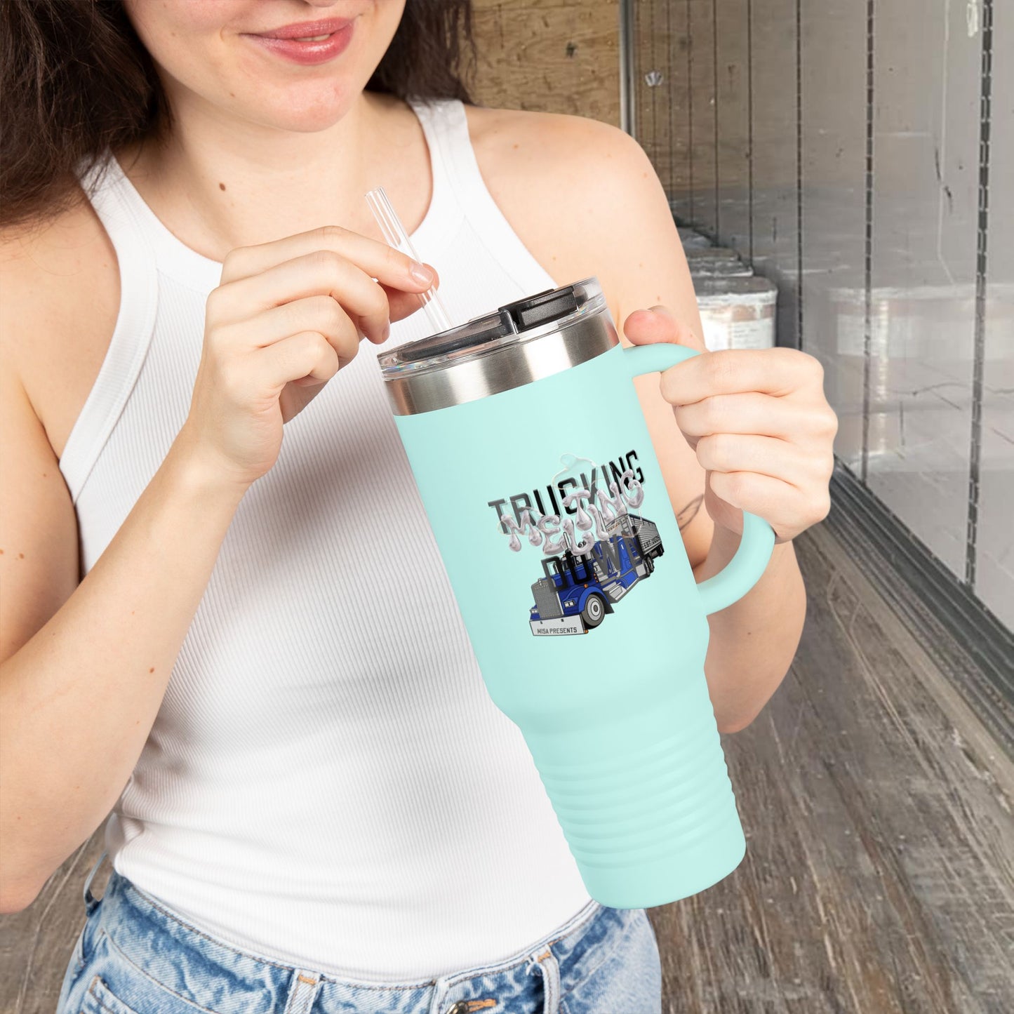 Truckers' 40oz Insulated Travel Mug