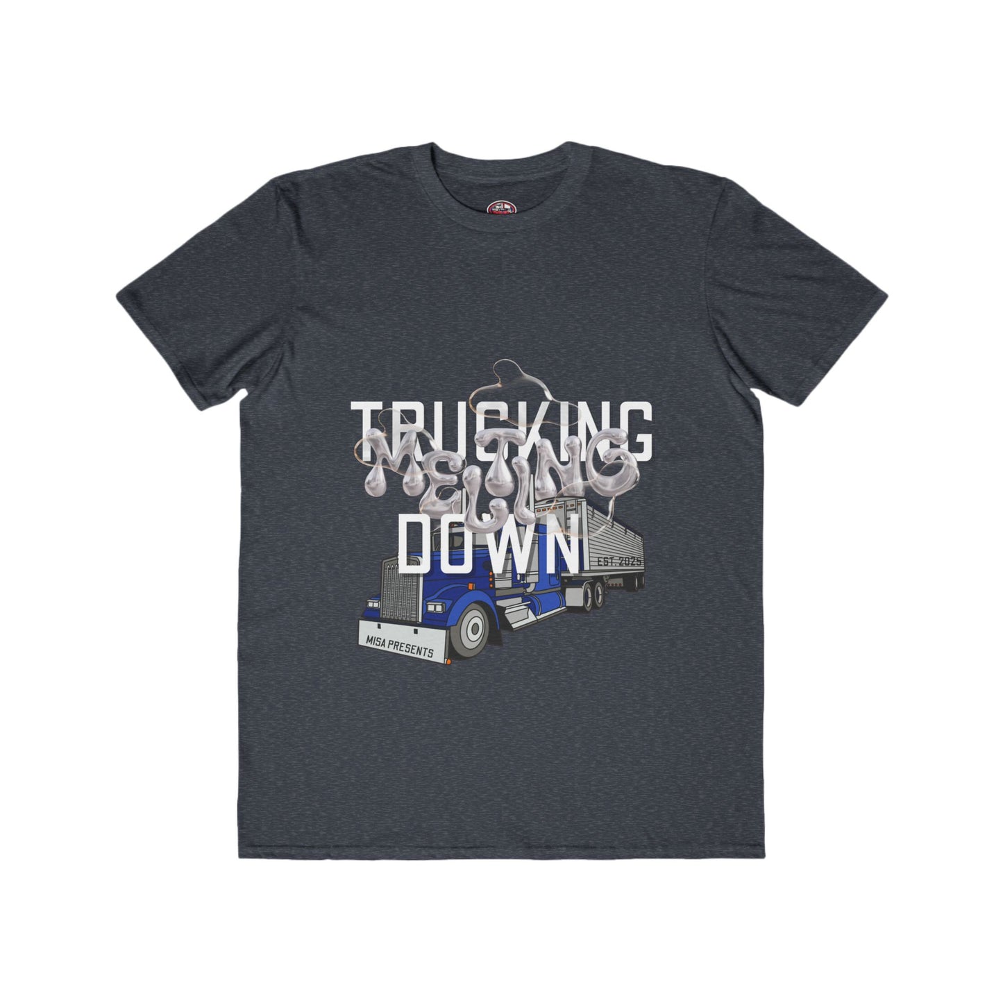 Men's Fashion Tee - Trucking Melt Down Stylish Tshirt for Truckers and Freight Professionals