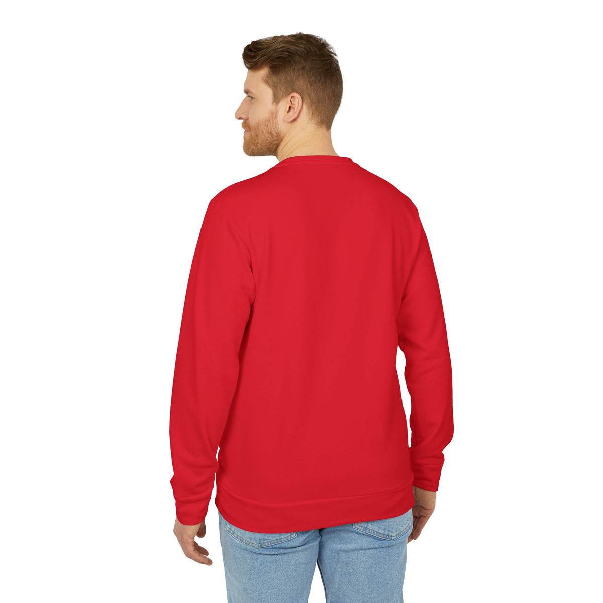 Collegiate green Trucking Humor crewneck sweatshirt by Printify featuring humorous "I'll Sleep When I'm Done" graphic on front.