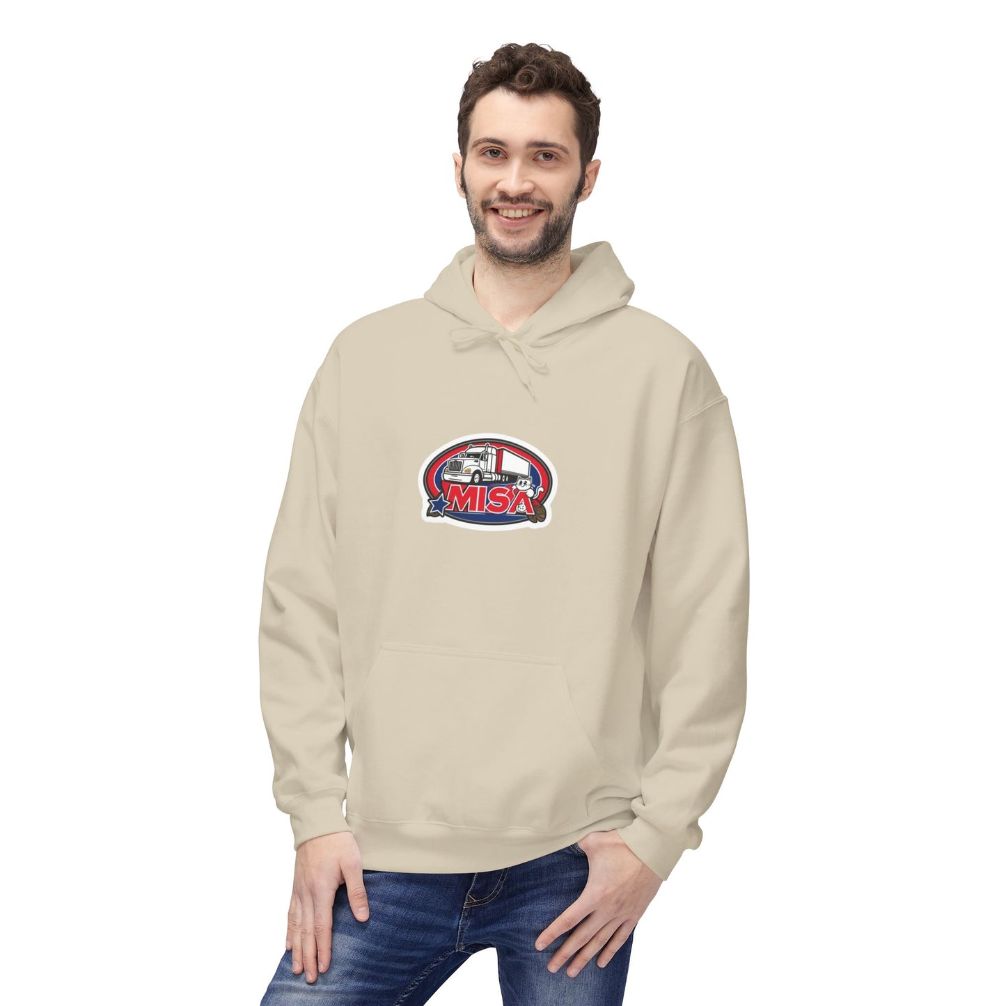 Country Road Truck Hoodie — "Country Road Take Me Home" Retro Semi Truck Pullover