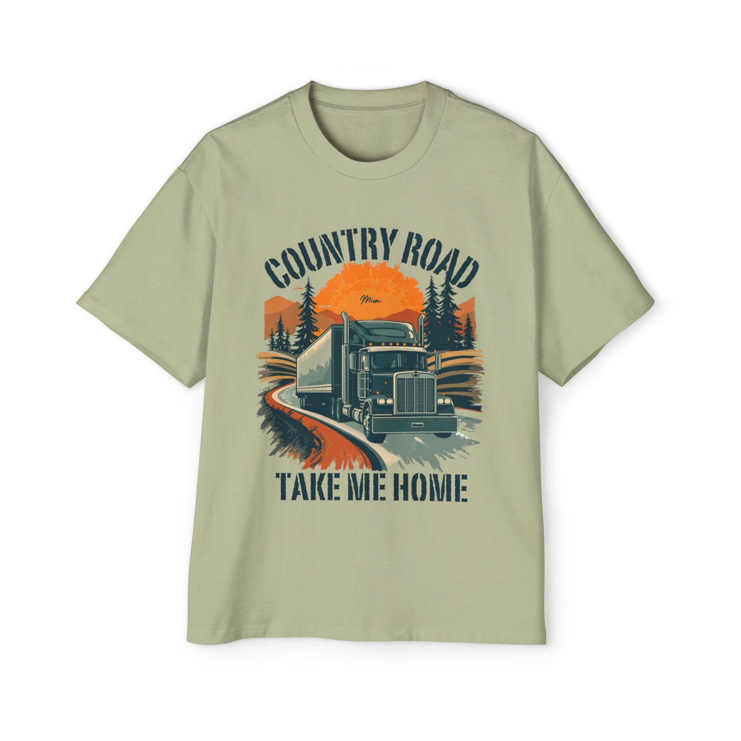 Country Road Truck Tee — "Take Me Home" Retro Trucker T‑Shirt