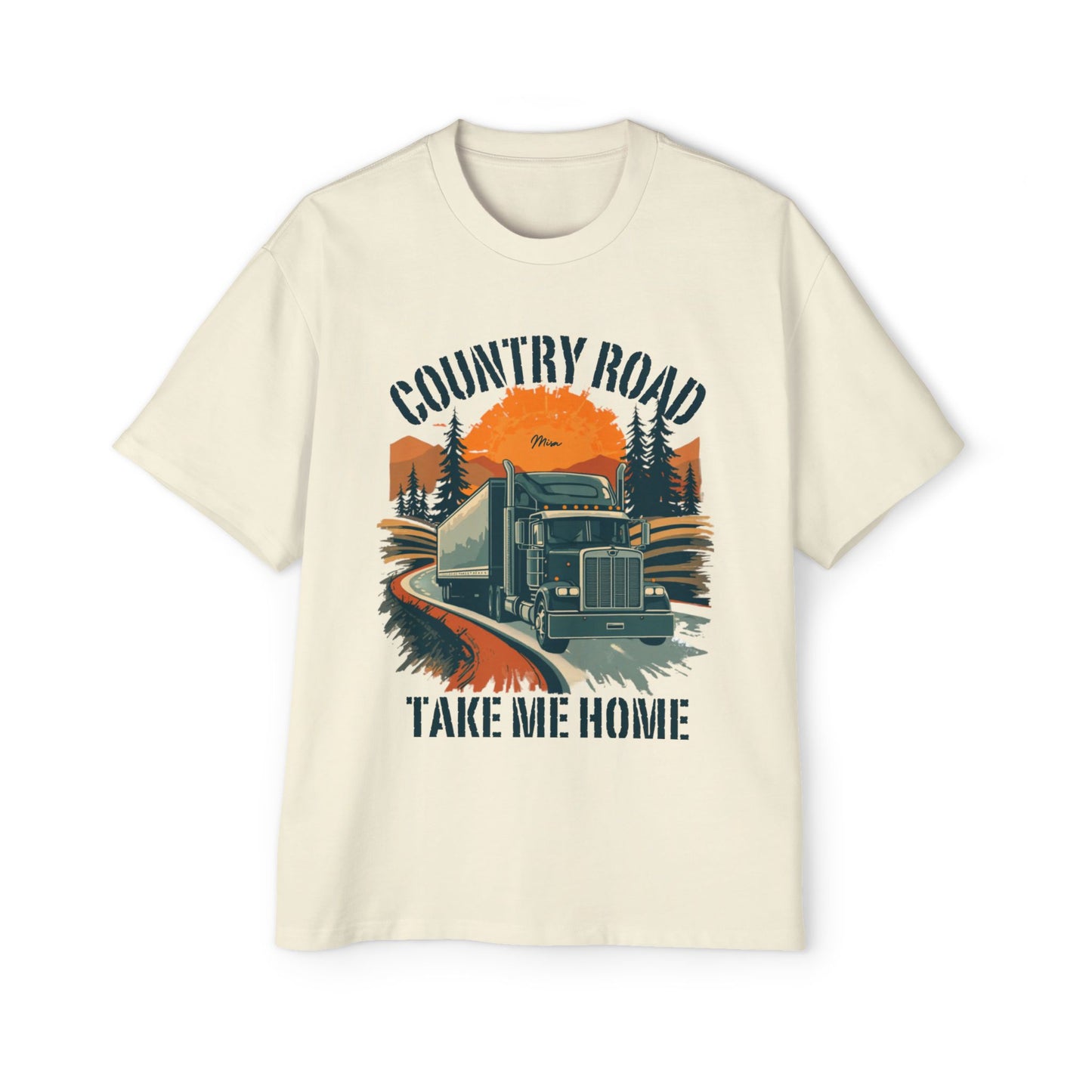 Country Road Truck Tee — "Take Me Home" Retro Trucker T‑Shirt