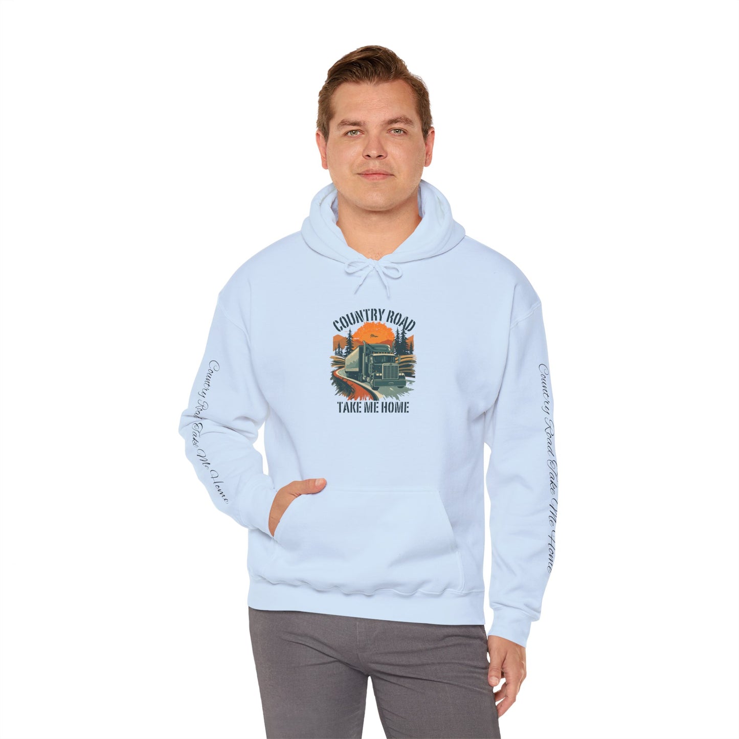 Country Road Hoodie - 'Take Me Home' Vintage Truck Graphic