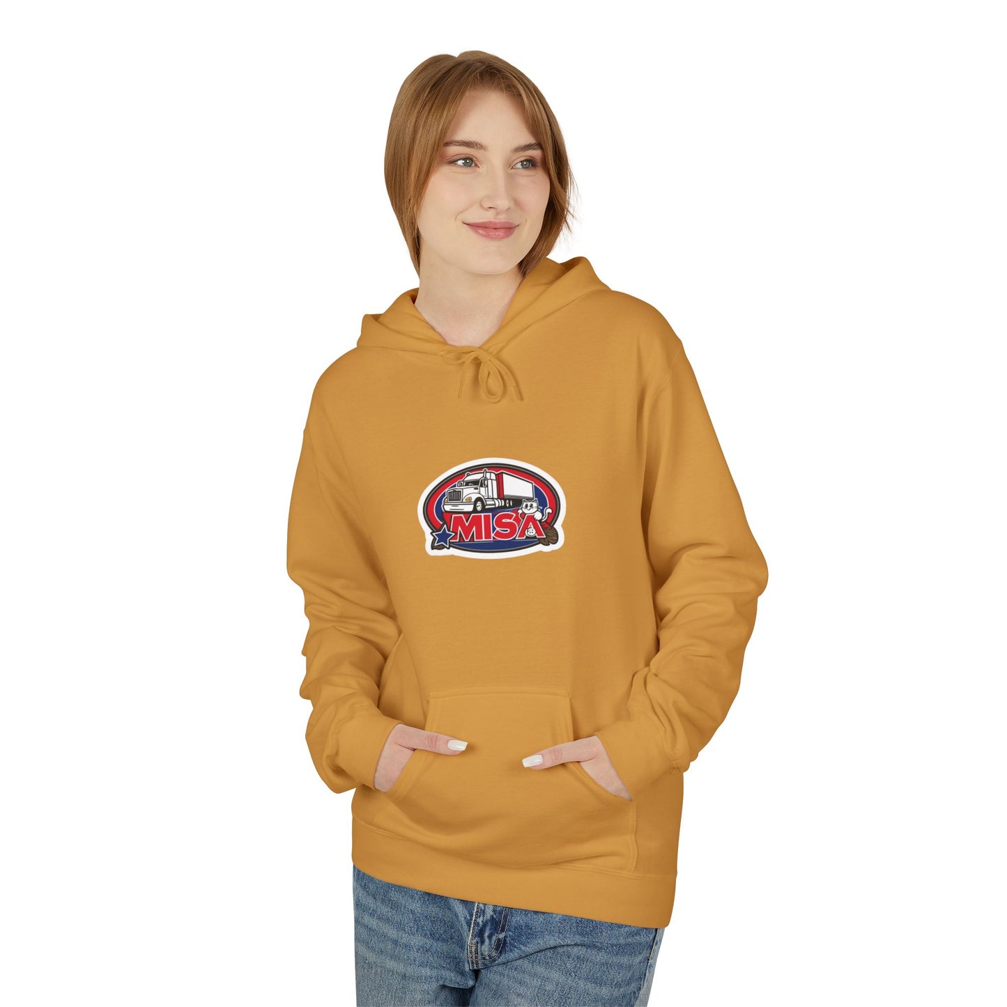 Country Road Truck Hoodie — "Country Road Take Me Home" Retro Semi Truck Pullover