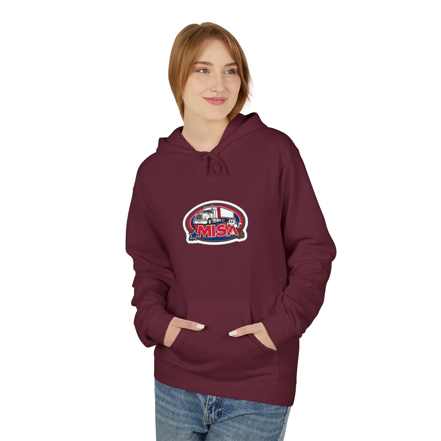 Country Road Truck Hoodie — "Country Road Take Me Home" Retro Semi Truck Pullover