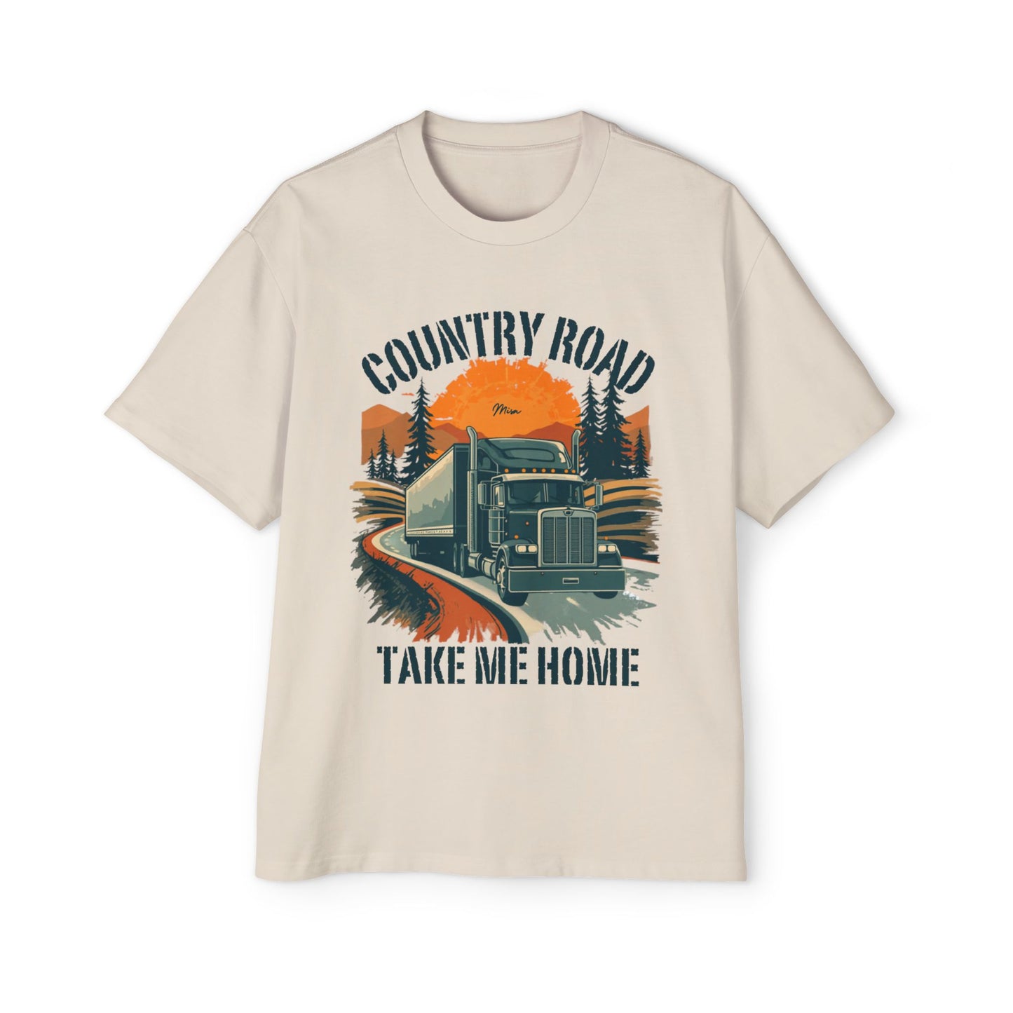 Country Road Truck Tee — "Take Me Home" Retro Trucker T‑Shirt