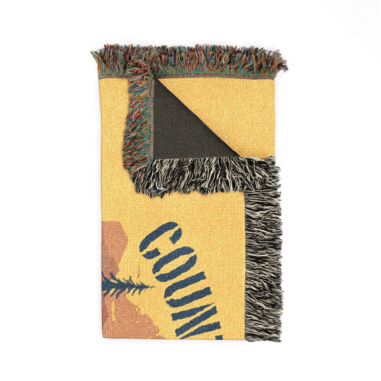 Woven Blanket — "Country Road Take Me Home" Trucking Throw