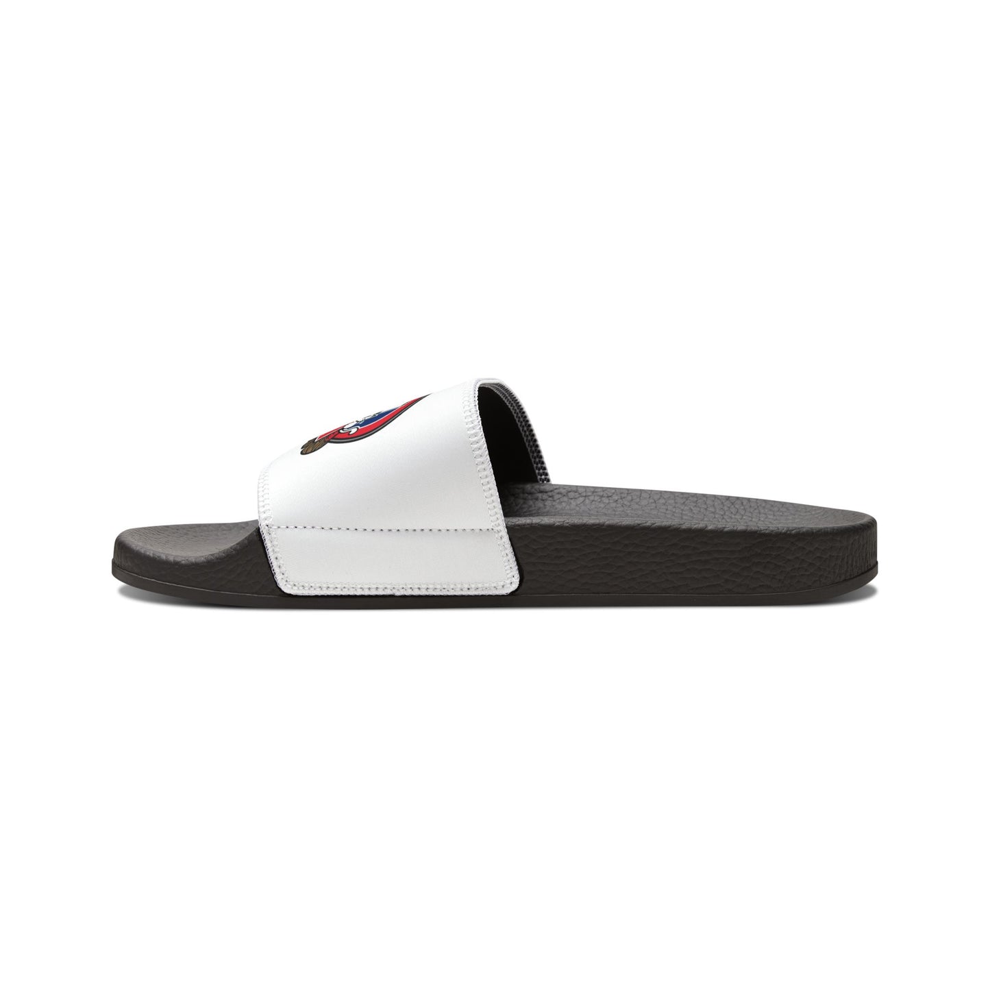 Men's Custom Graphic Slide Sandals — Removable-Strap Personalized Design