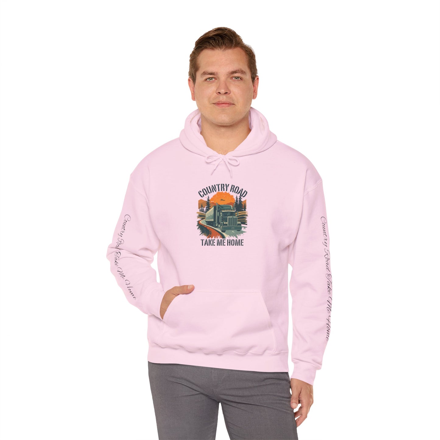 Country Road Hoodie - 'Take Me Home' Vintage Truck Graphic