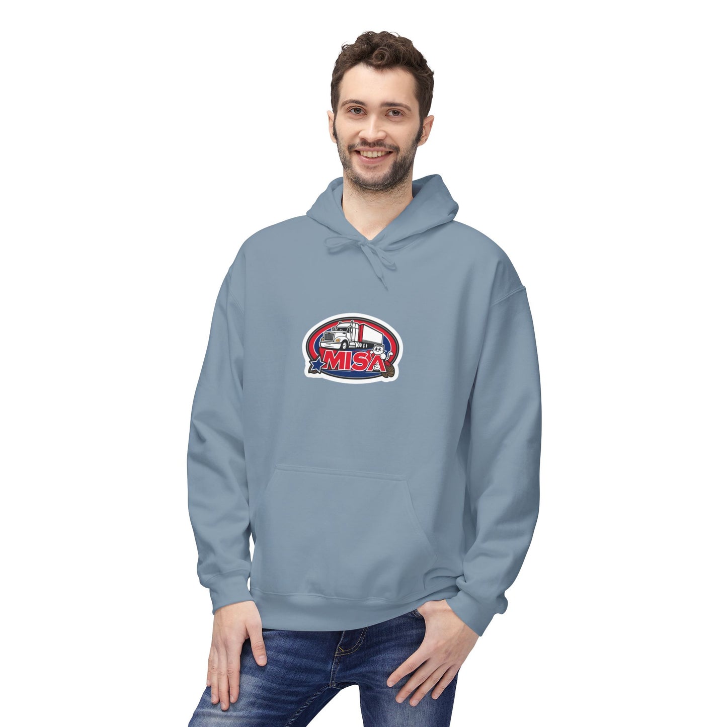 Country Road Truck Hoodie — "Country Road Take Me Home" Retro Semi Truck Pullover