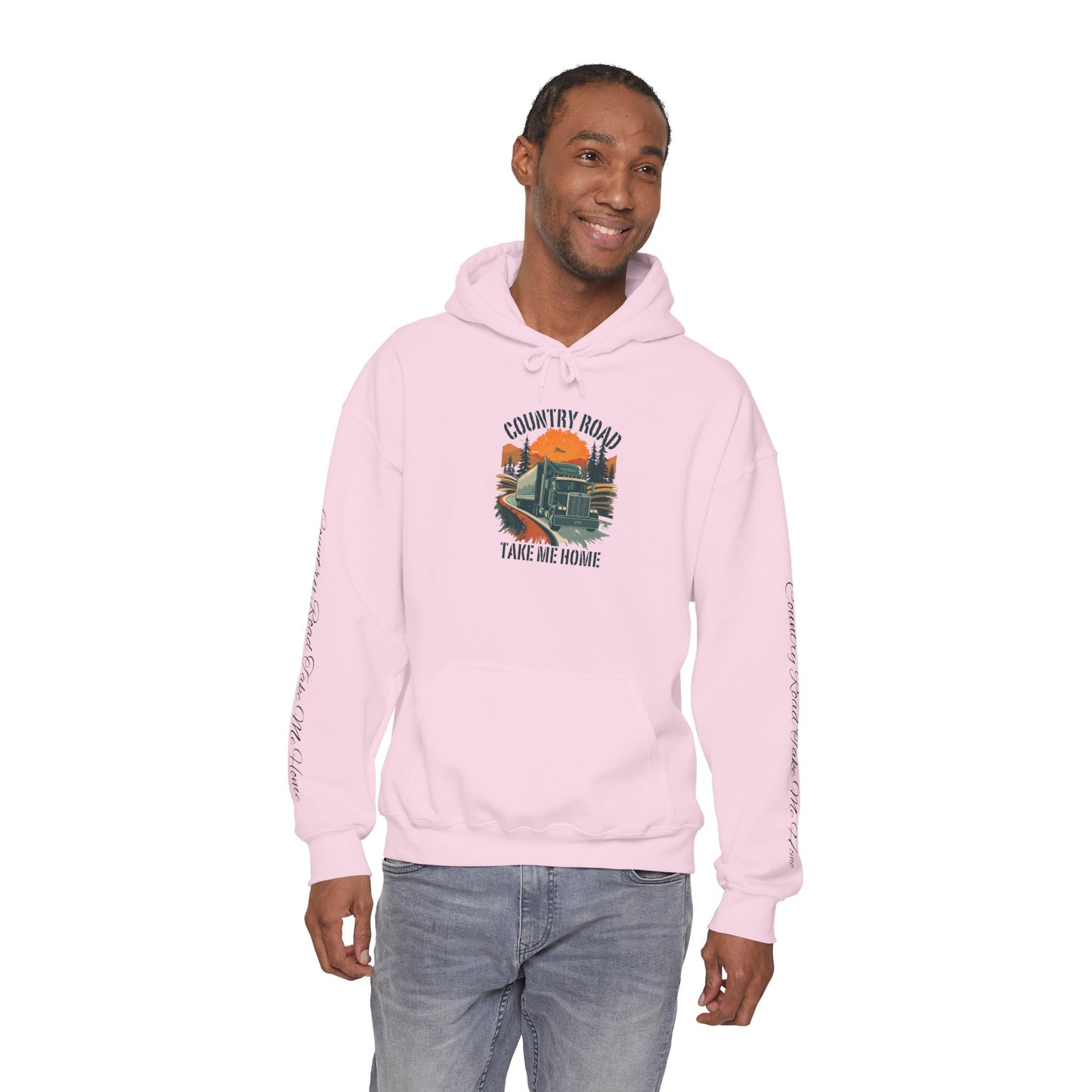 Country Road Hoodie - 'Take Me Home' Vintage Truck Graphic