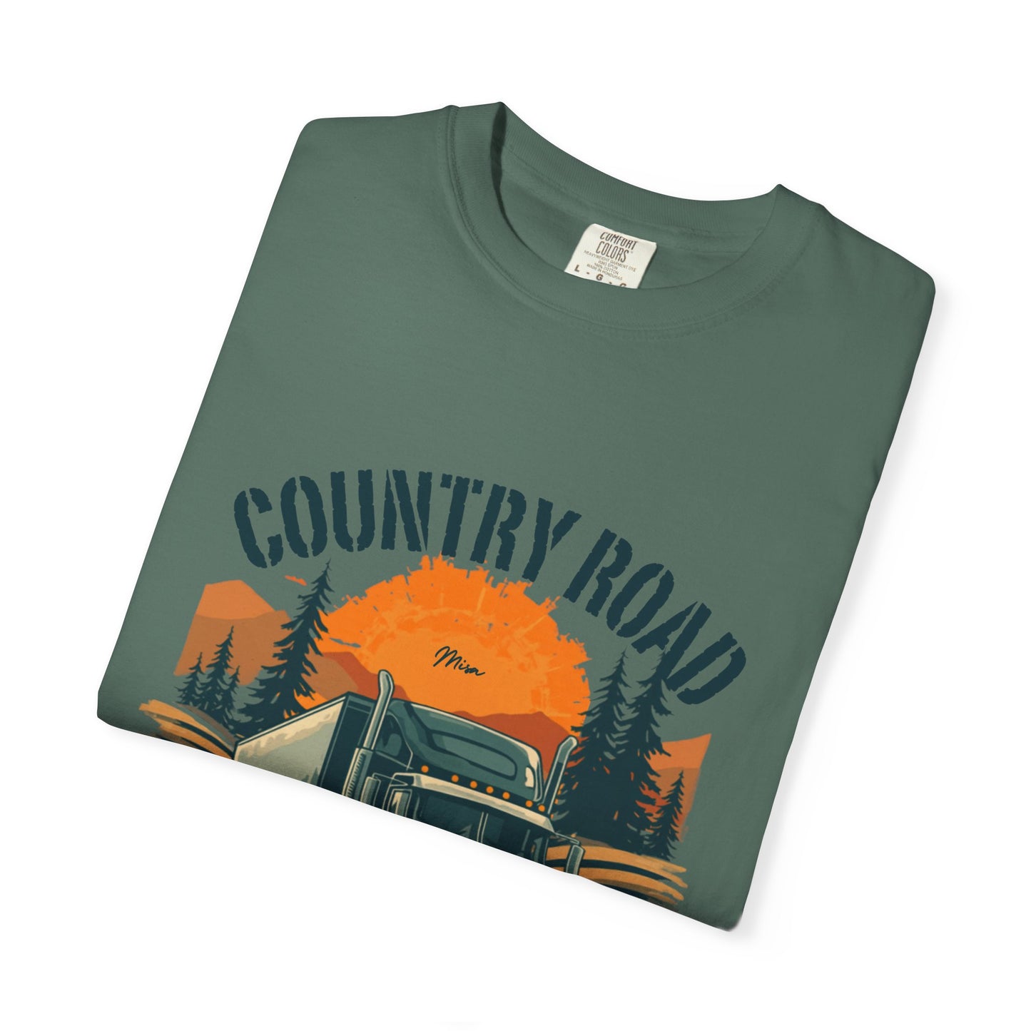 Country Road Truck Tee — "Take Me Home" Vintage Semi-Truck T-Shirt