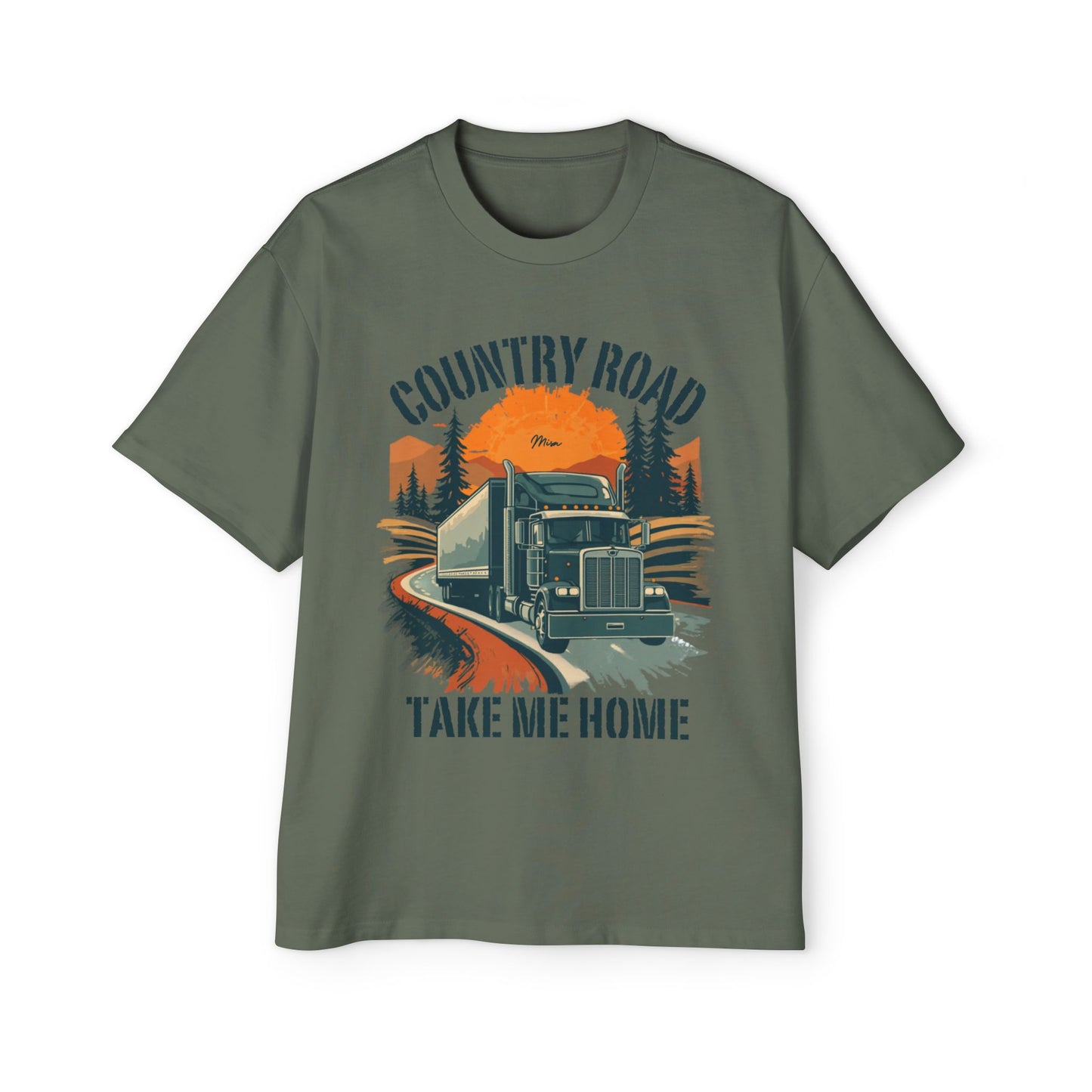 Country Road Truck Tee — "Take Me Home" Retro Trucker T‑Shirt