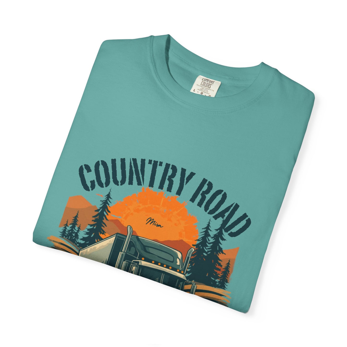 Country Road Truck Tee — "Take Me Home" Vintage Semi-Truck T-Shirt