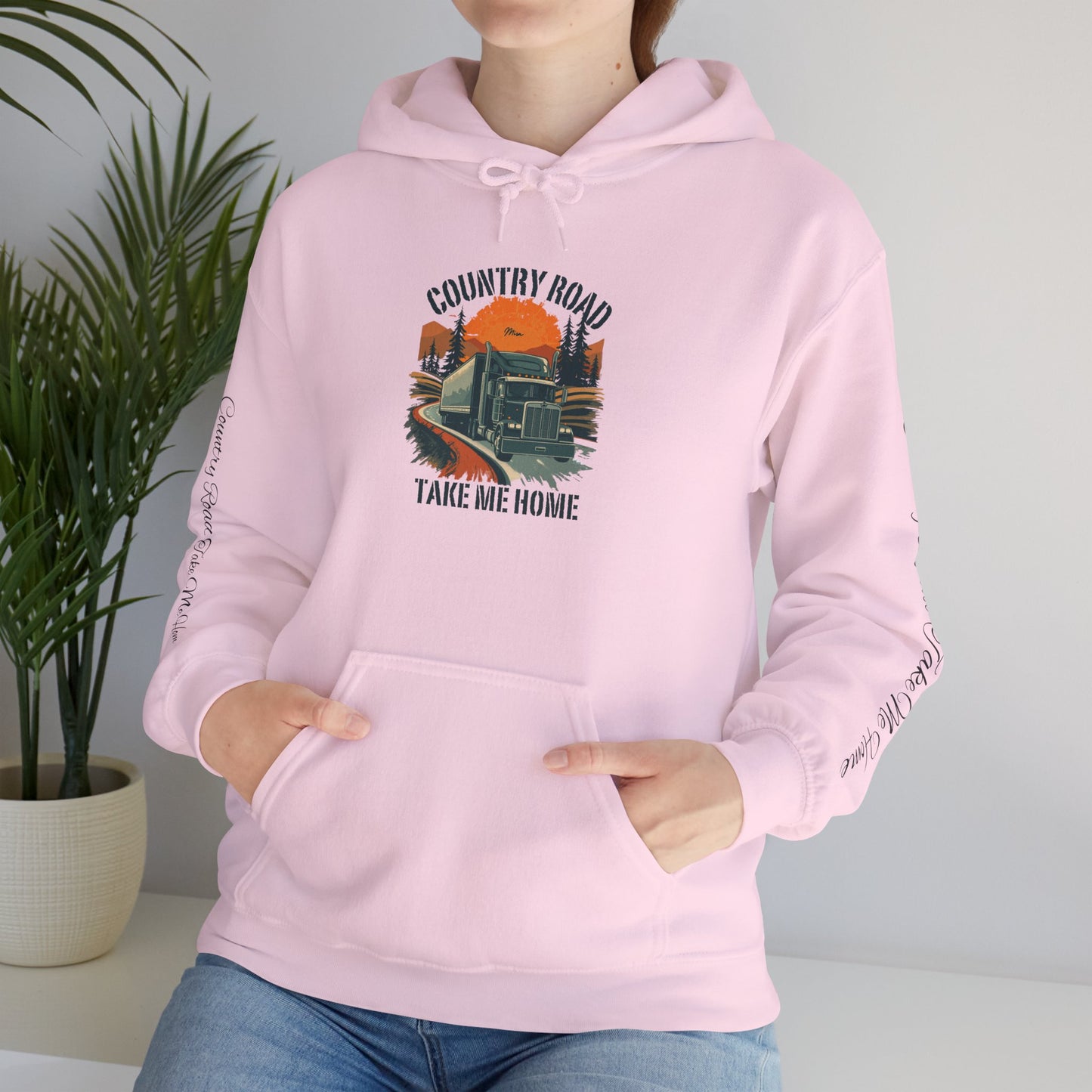 Country Road Hoodie - 'Take Me Home' Vintage Truck Graphic