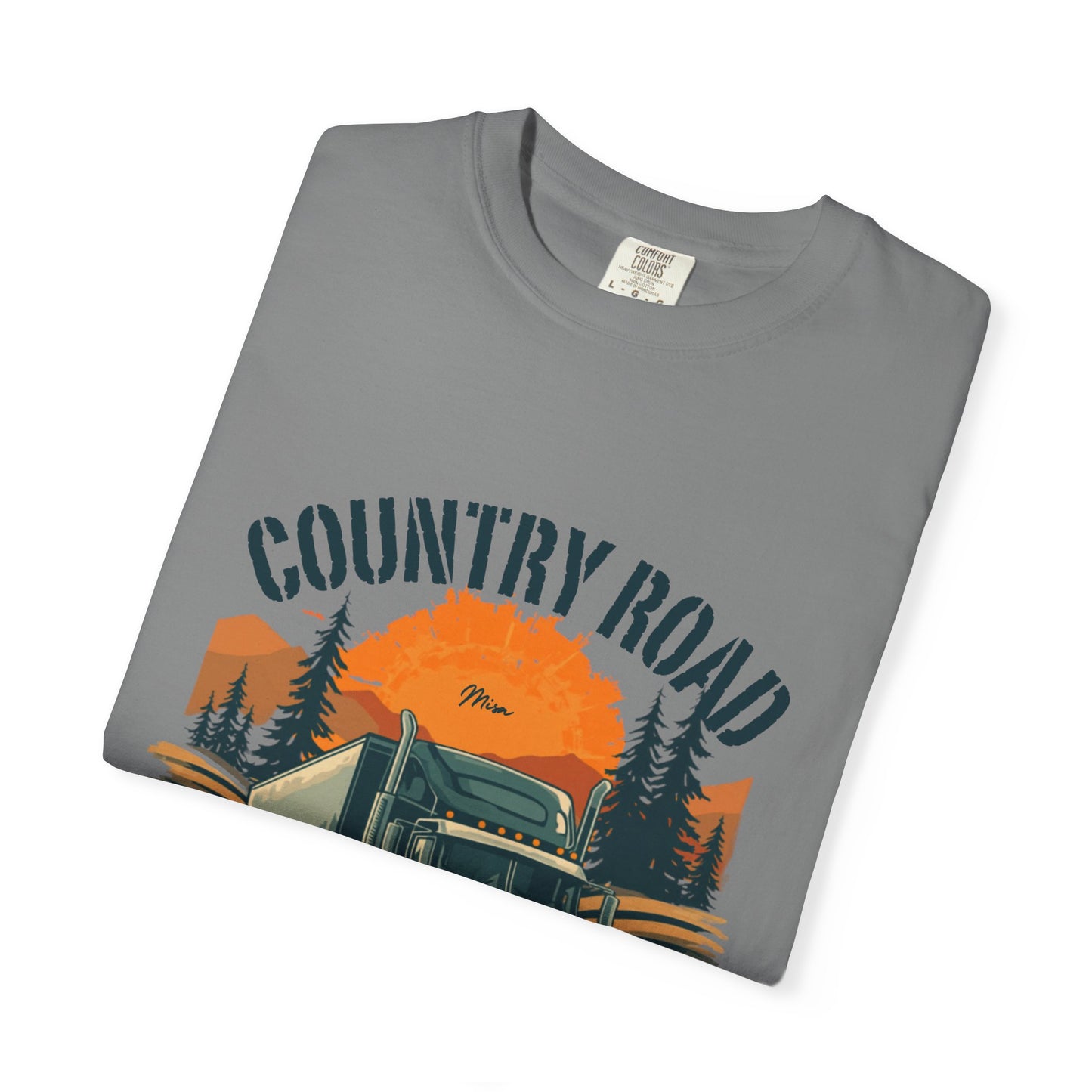 Country Road Truck Tee — "Take Me Home" Vintage Semi-Truck T-Shirt