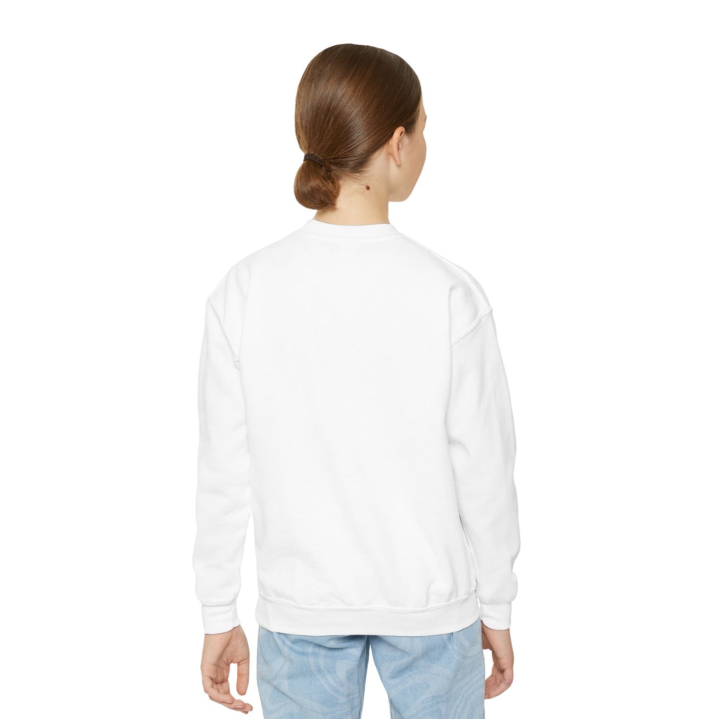 Youth Crewneck Sweatshirt — Retro 'Country Road Take Me Home' Truck Graphic