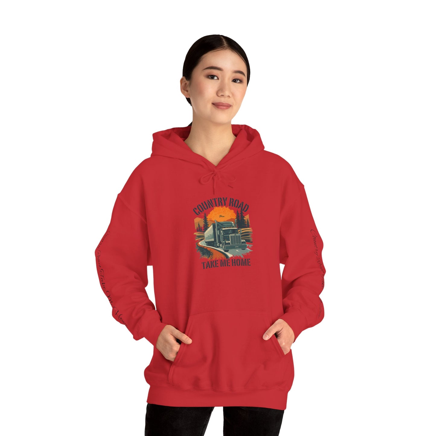Country Road Hoodie - 'Take Me Home' Vintage Truck Graphic