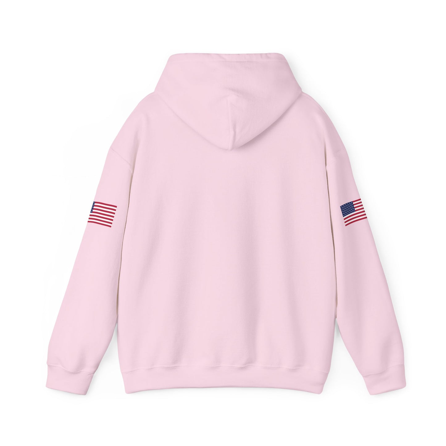 Trucker Hoodie - "Make Trucking Great Again" American Flag Sleeves