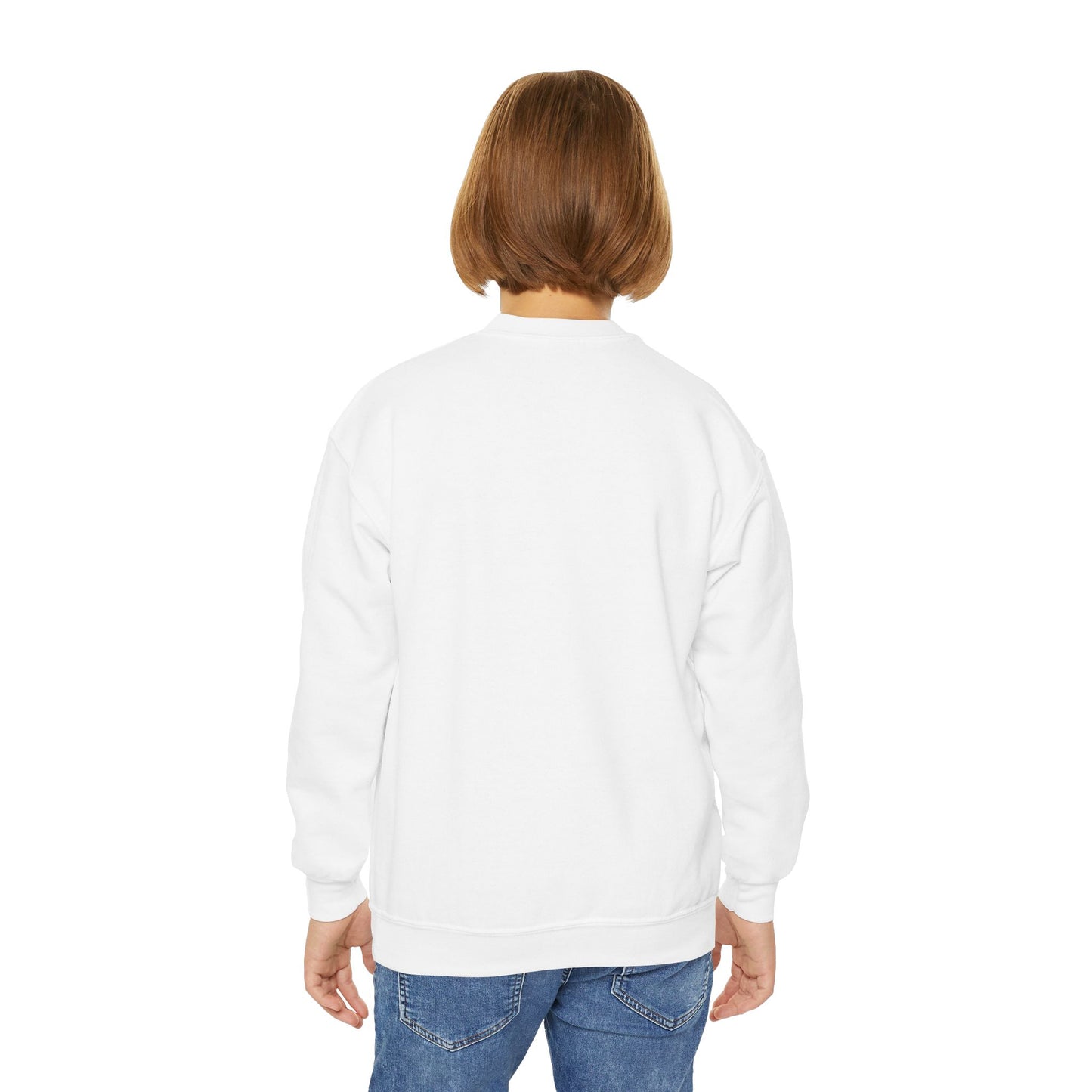 Youth Crewneck Sweatshirt — Retro 'Country Road Take Me Home' Truck Graphic