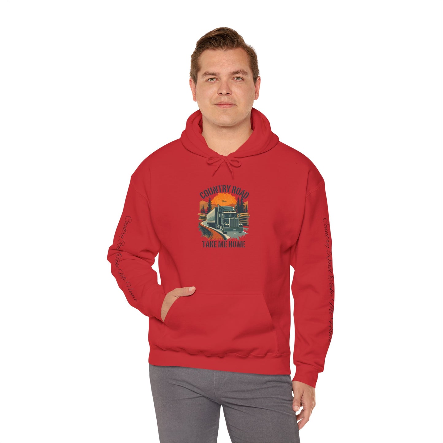 Country Road Hoodie - 'Take Me Home' Vintage Truck Graphic