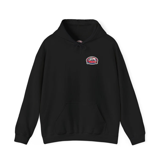 Vintage-Inspired Graphic Hoodie for Adventure Seekers | USA Map & Eagle Design We Drive